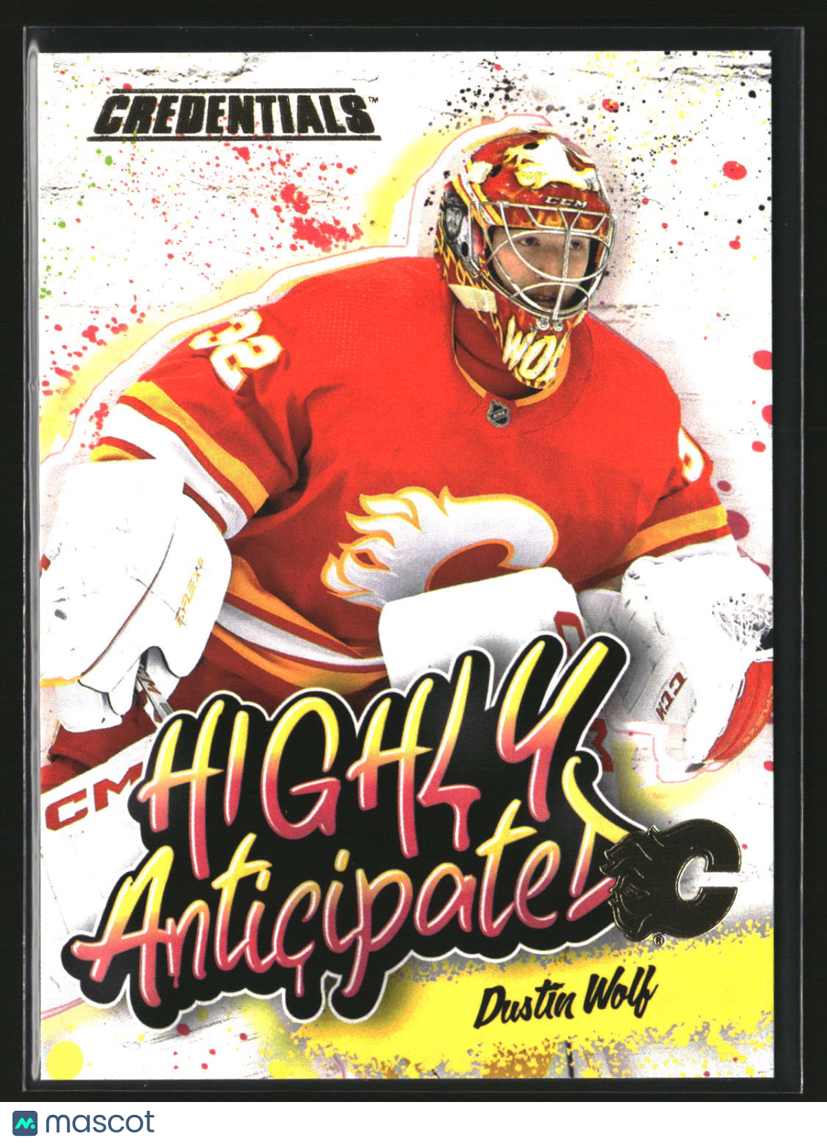 Dustin Wolf 2023-24 Upper Deck Credentials Highly Anticipated #HA-43