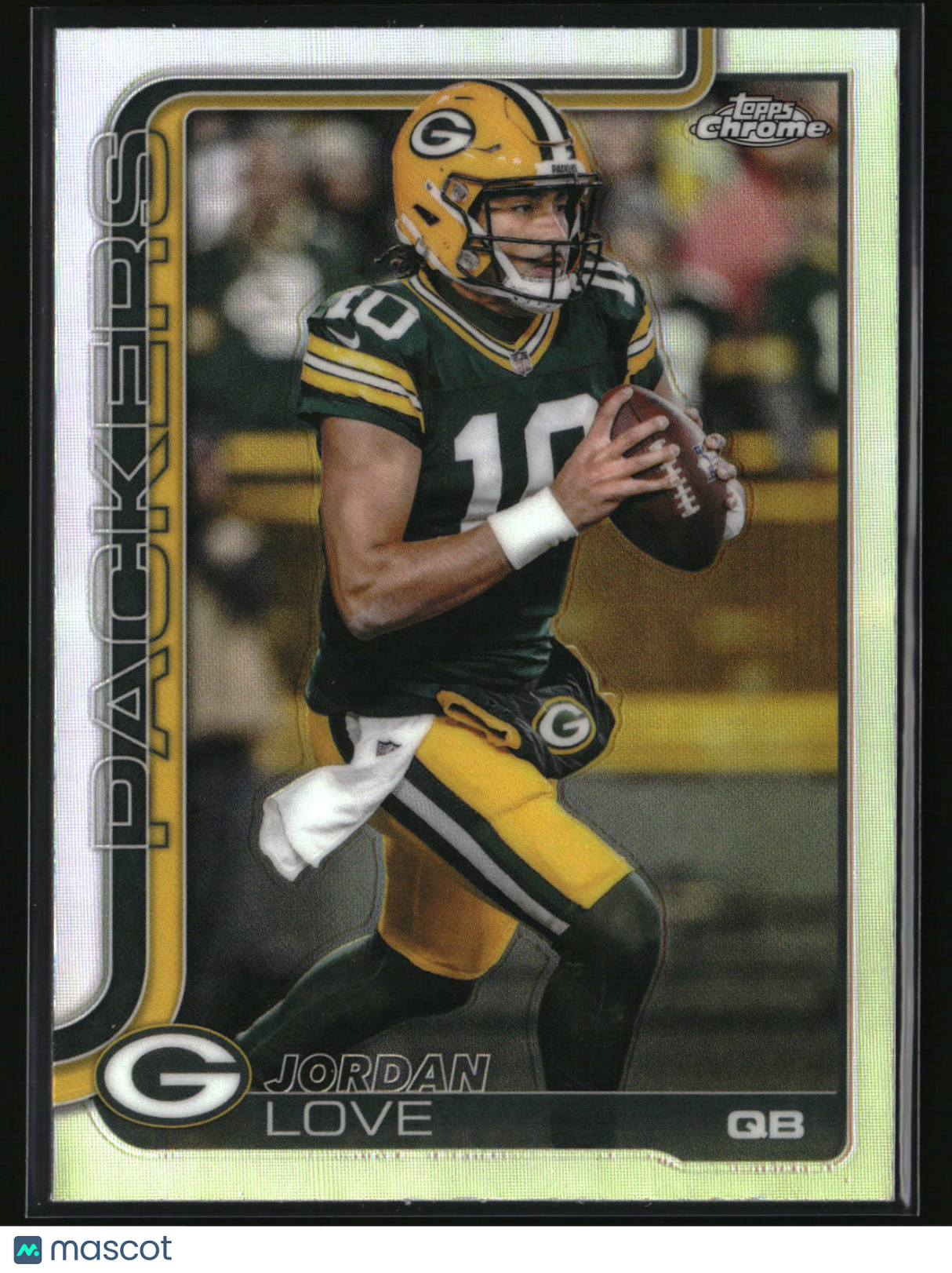 Jordan Love 2025 Topps Chrome - Topps Refractor #109