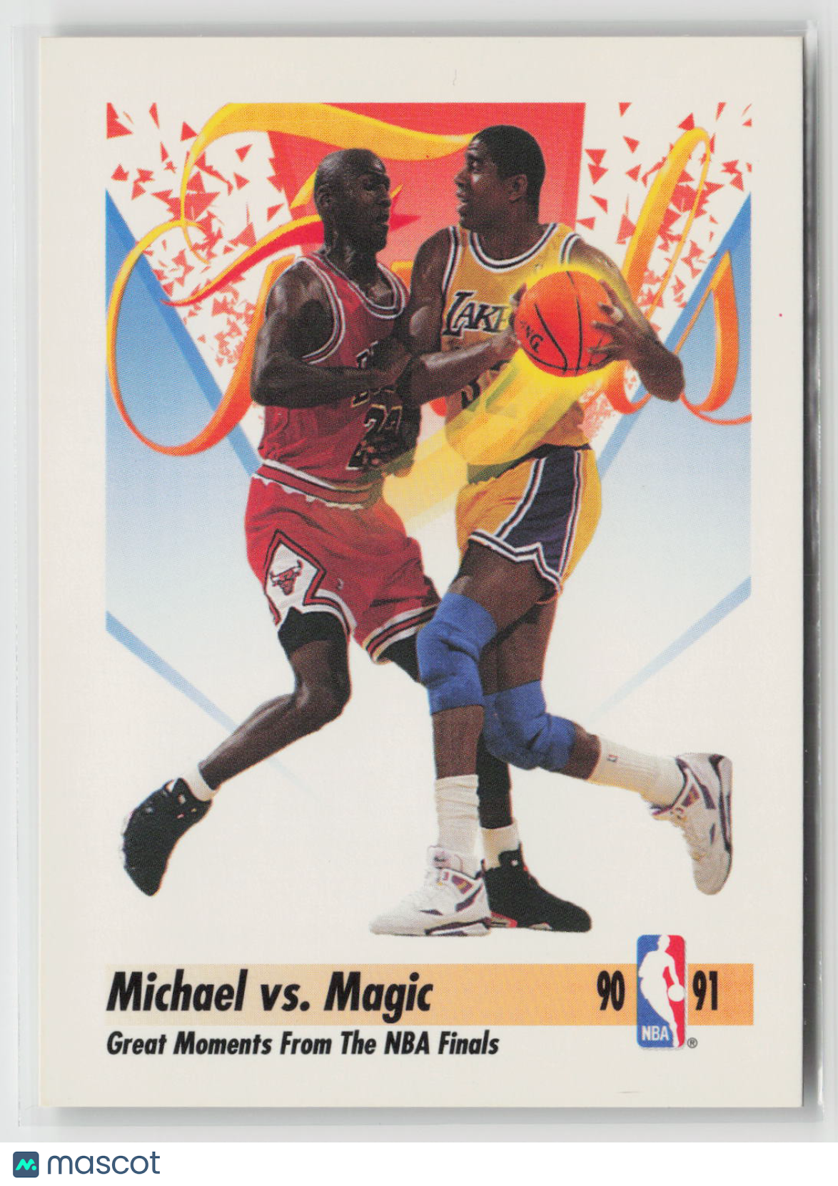 Michael vs. Magic 1991-92 SkyBox #333