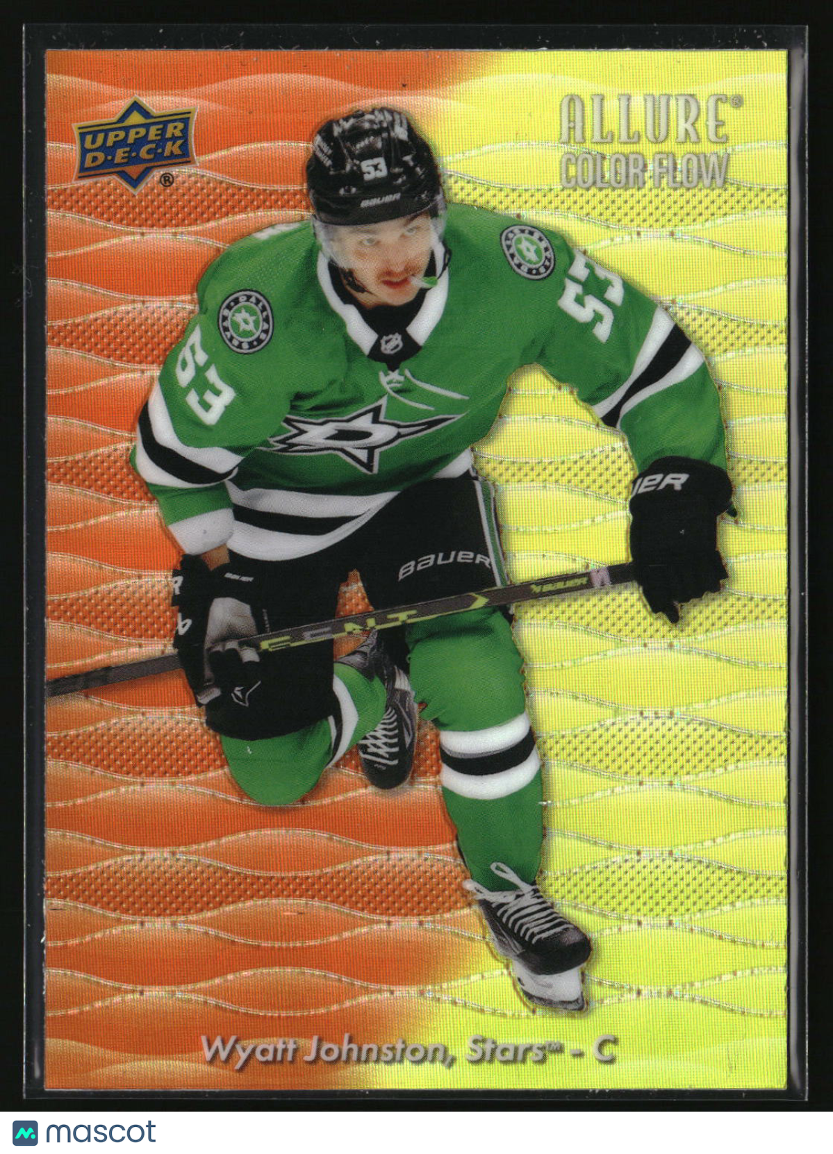 Wyatt Johnston 2023-24 Upper Deck Allure Color Flow Orange-Yellow #CF-14