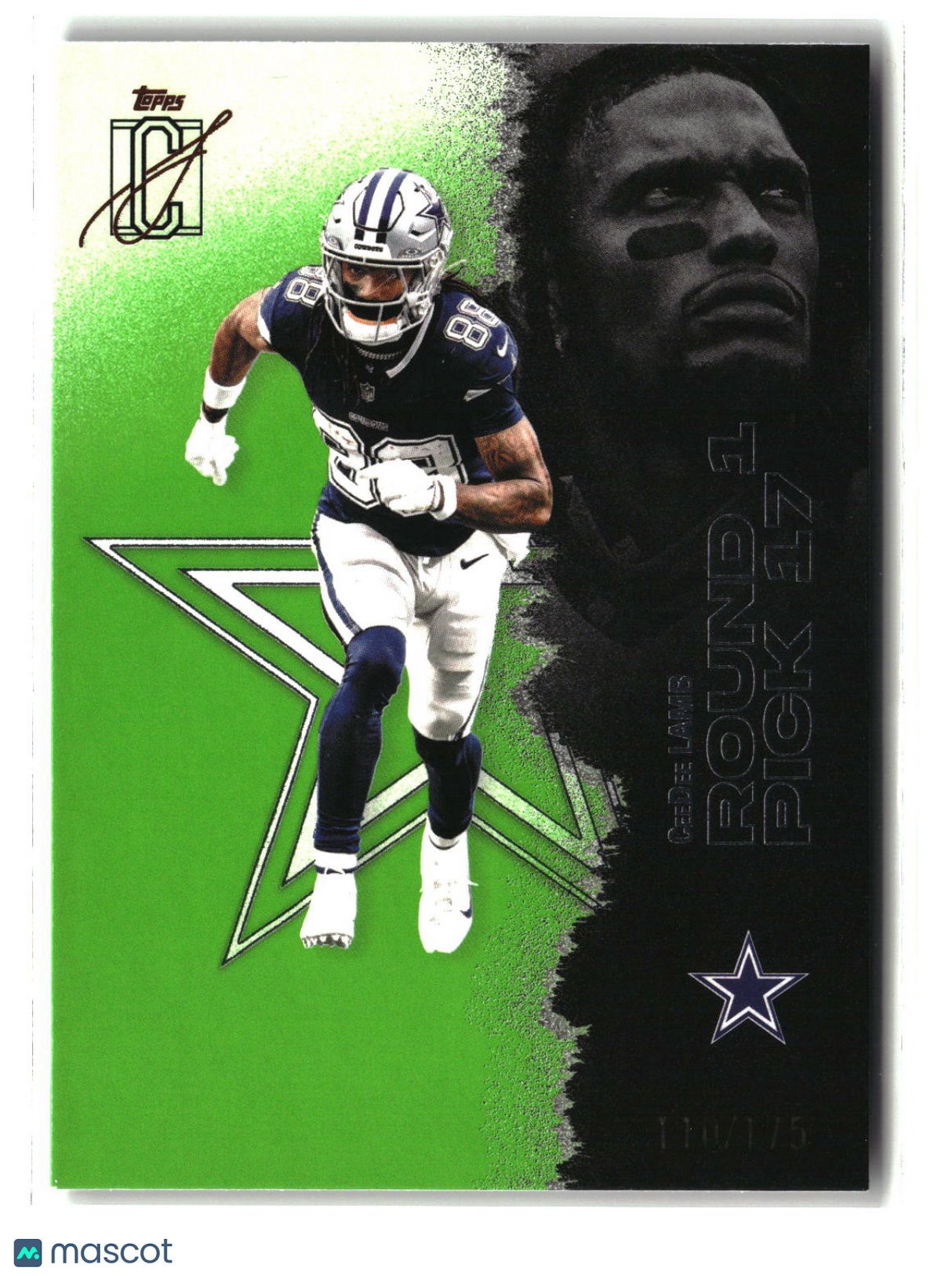 CeeDee Lamb 2025 Topps Signature Class Lime Green #16 #/175