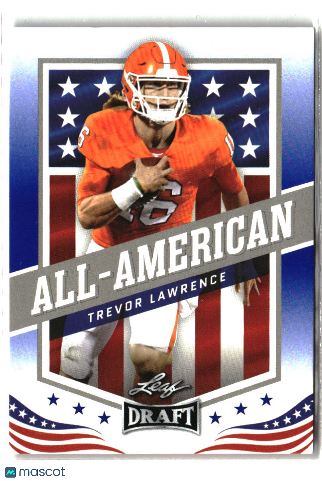 Trevor Lawrence 2021 Leaf Draft Blue #50