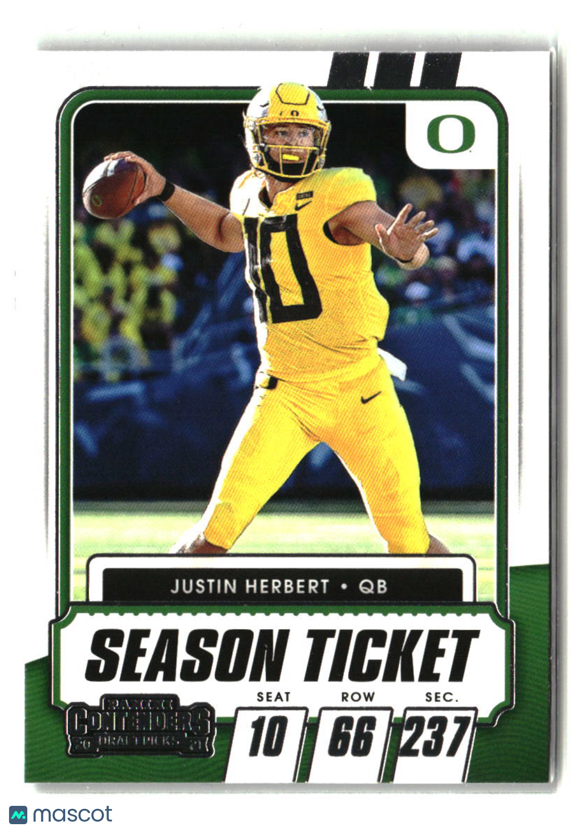 Justin Herbert 2021 Panini Contenders Draft Picks #11