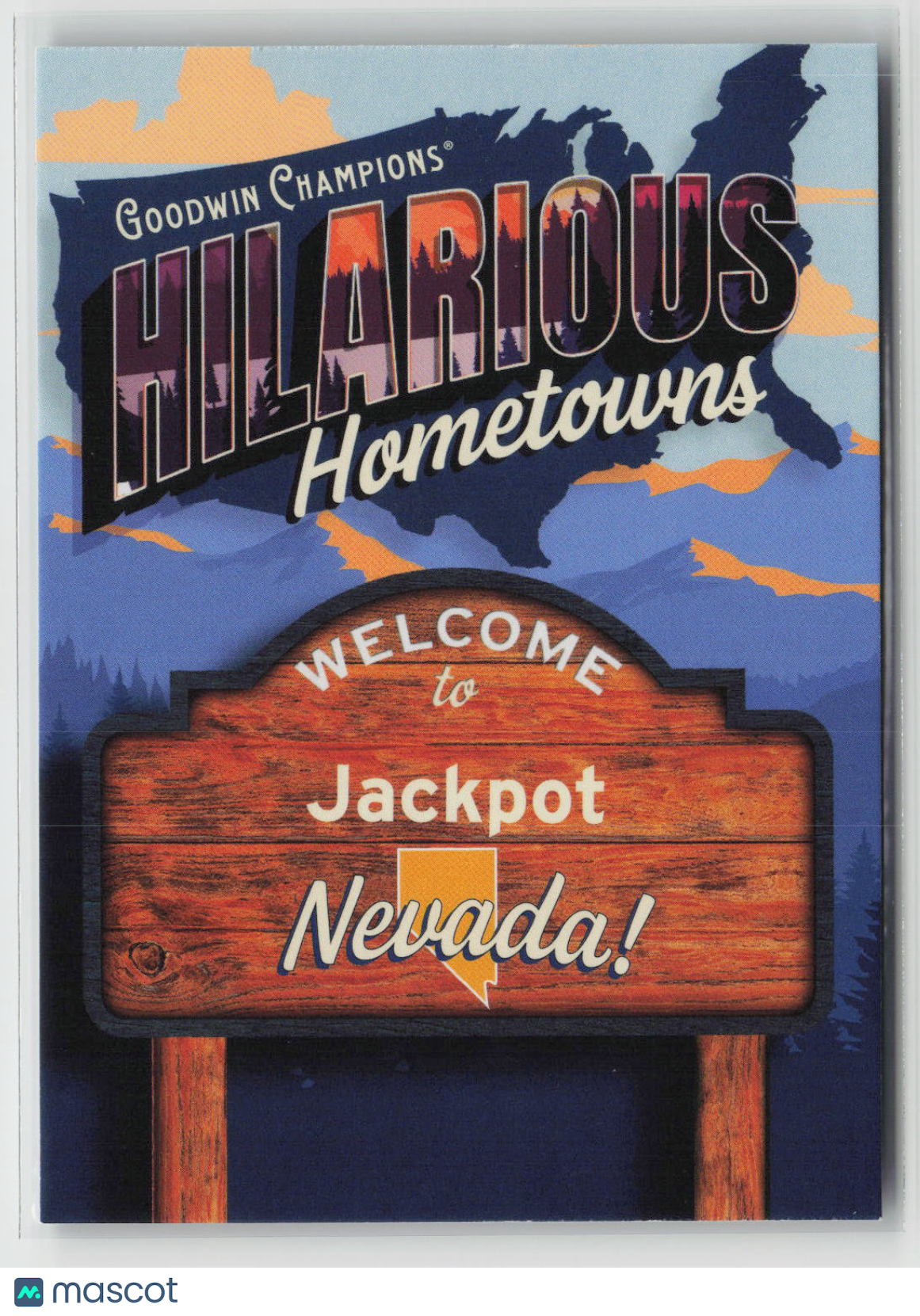 Nevada Jackpot 2026 Upper Deck Goodwin Champions Hilarious Hometowns #HH-NV