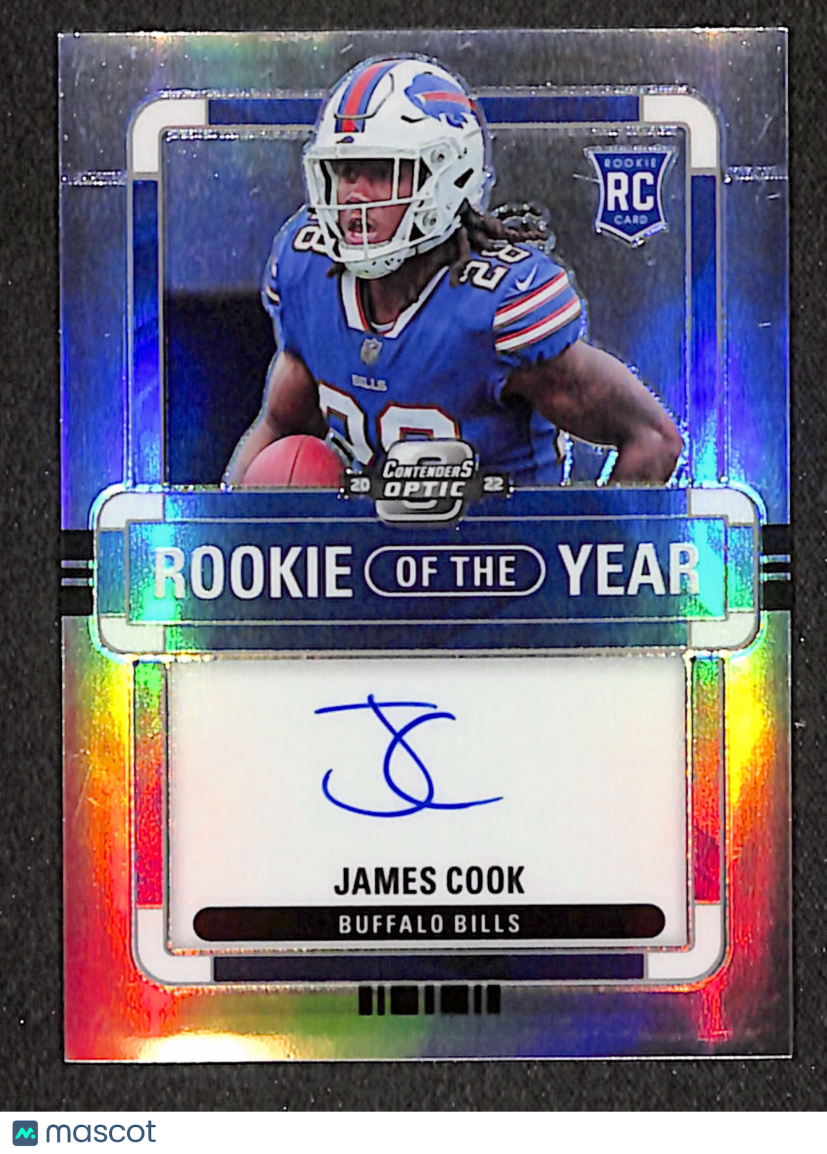 James Cook 2022 Contenders Optic Rookie of the Year Contenders #ROY-JC #/75