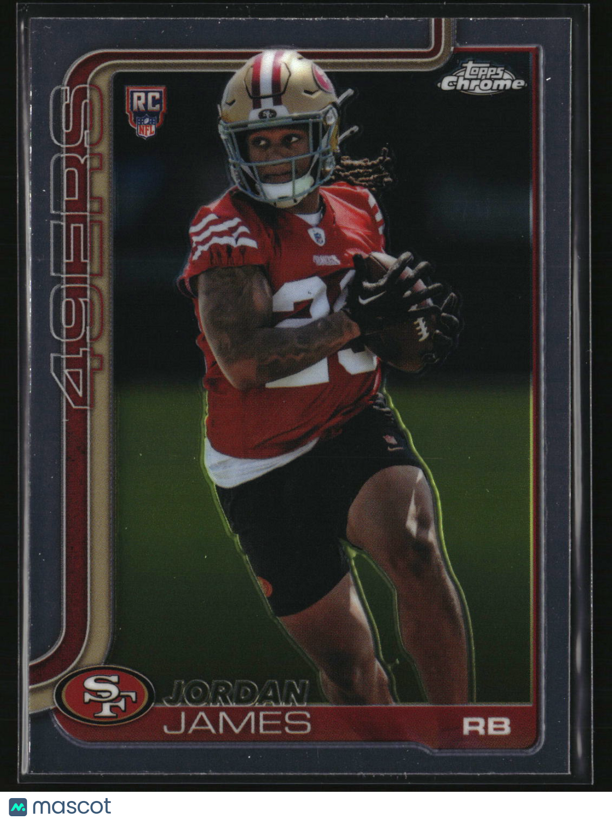 Jordan James 2025 Topps Chrome Football #329