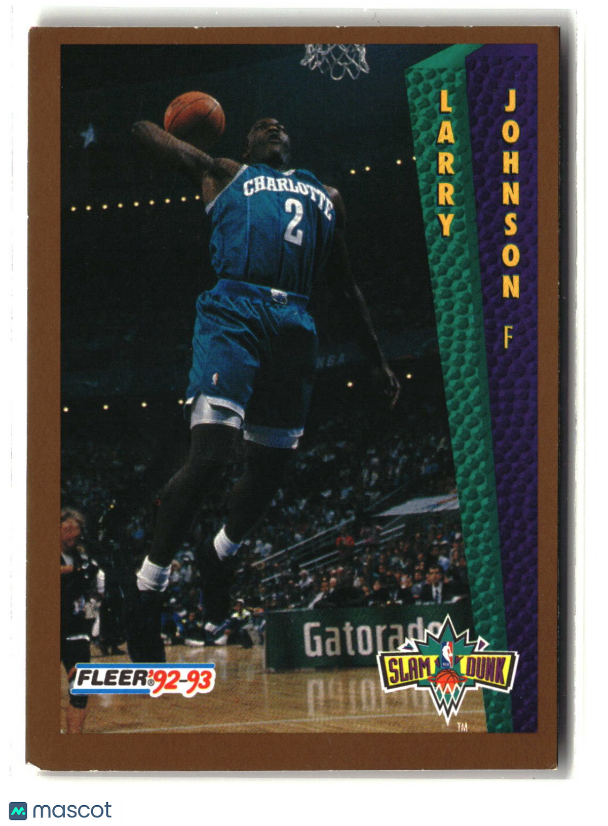 Larry Johnson 1992-93 Fleer Tony's Pizza #NNO