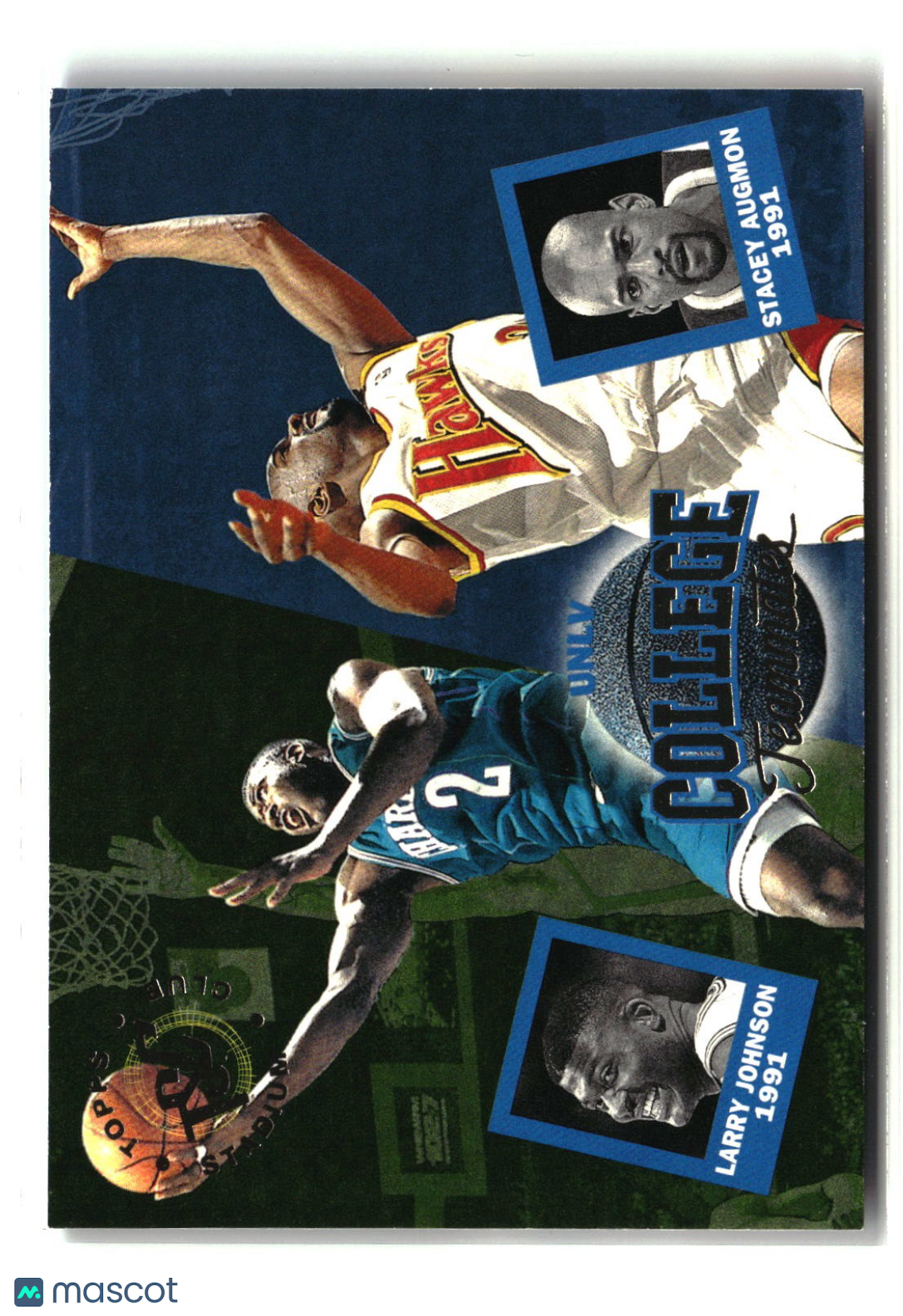 Larry Johnson / Stacey Augmon 1994-95 Stadium Club #113
