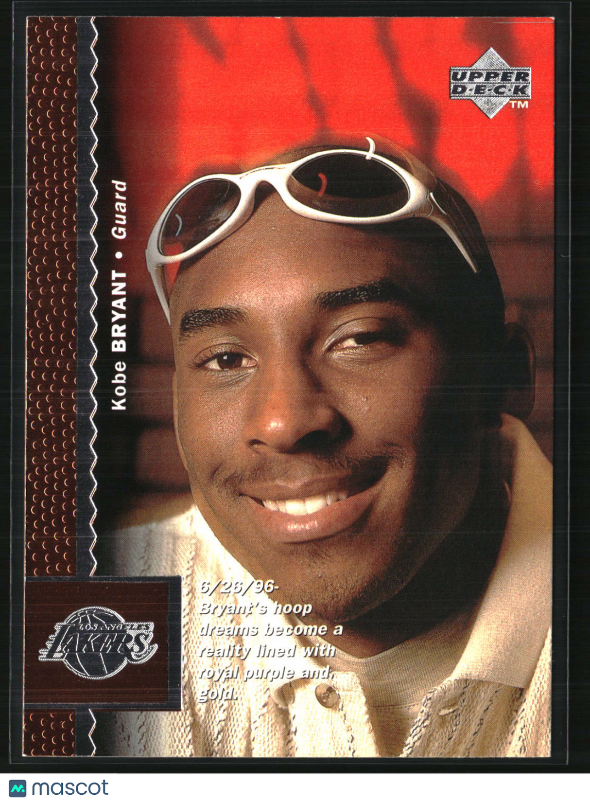 Kobe Bryant 1996-97 Upper Deck #58