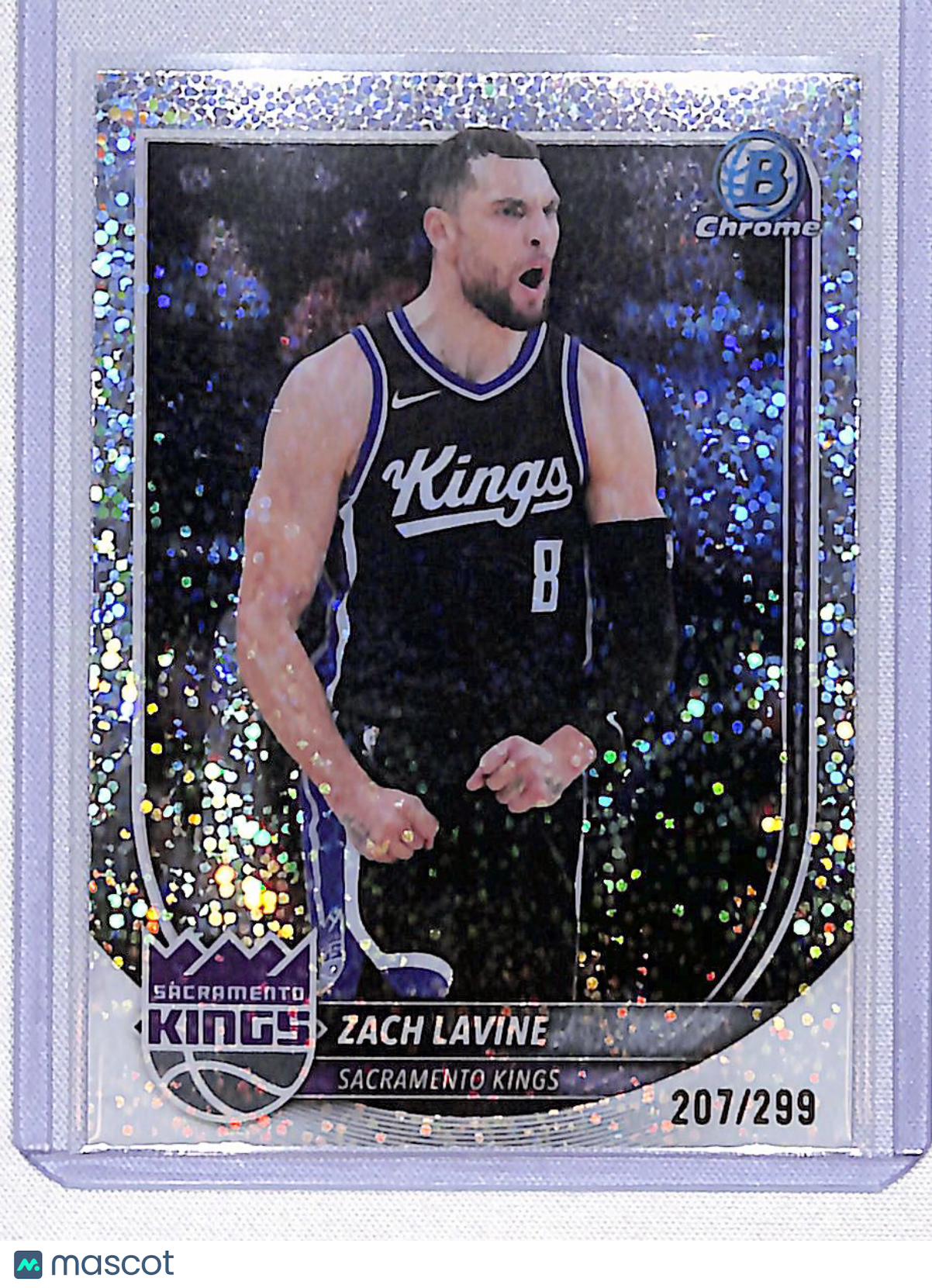Zach LAVine 2025-26 Bowman Chrome Speckle Refractor #BCV-128 #/299