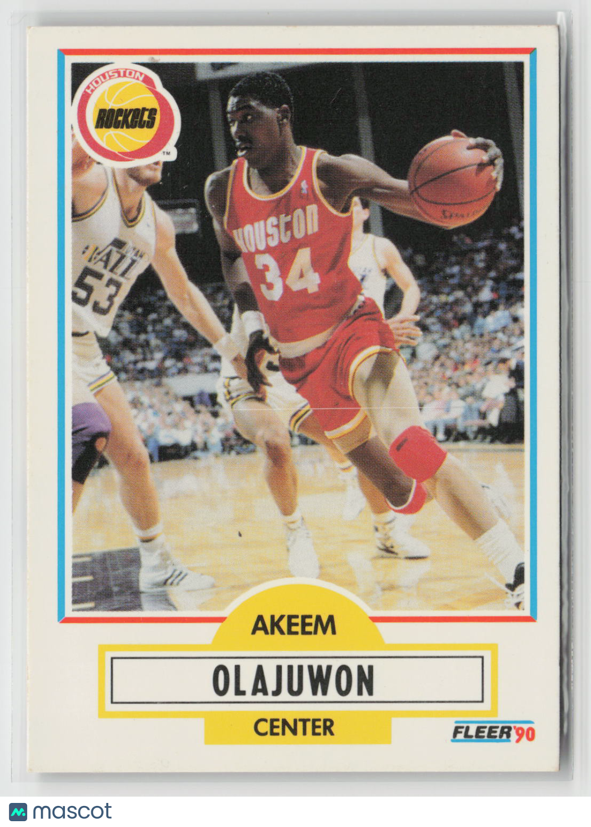 Akeem Olajuwon 1990-91 Fleer #73