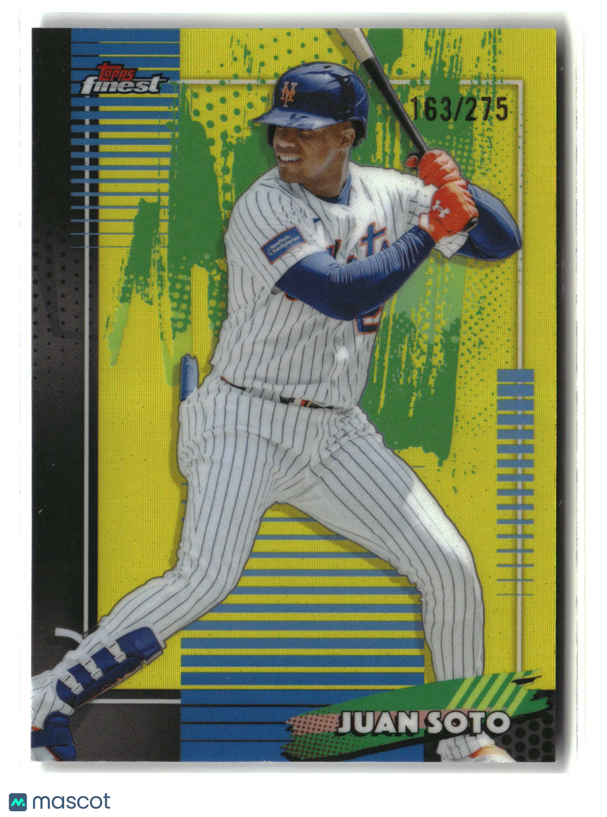 Juan Soto 2026 Finest Yellow Refractors #18 #/275