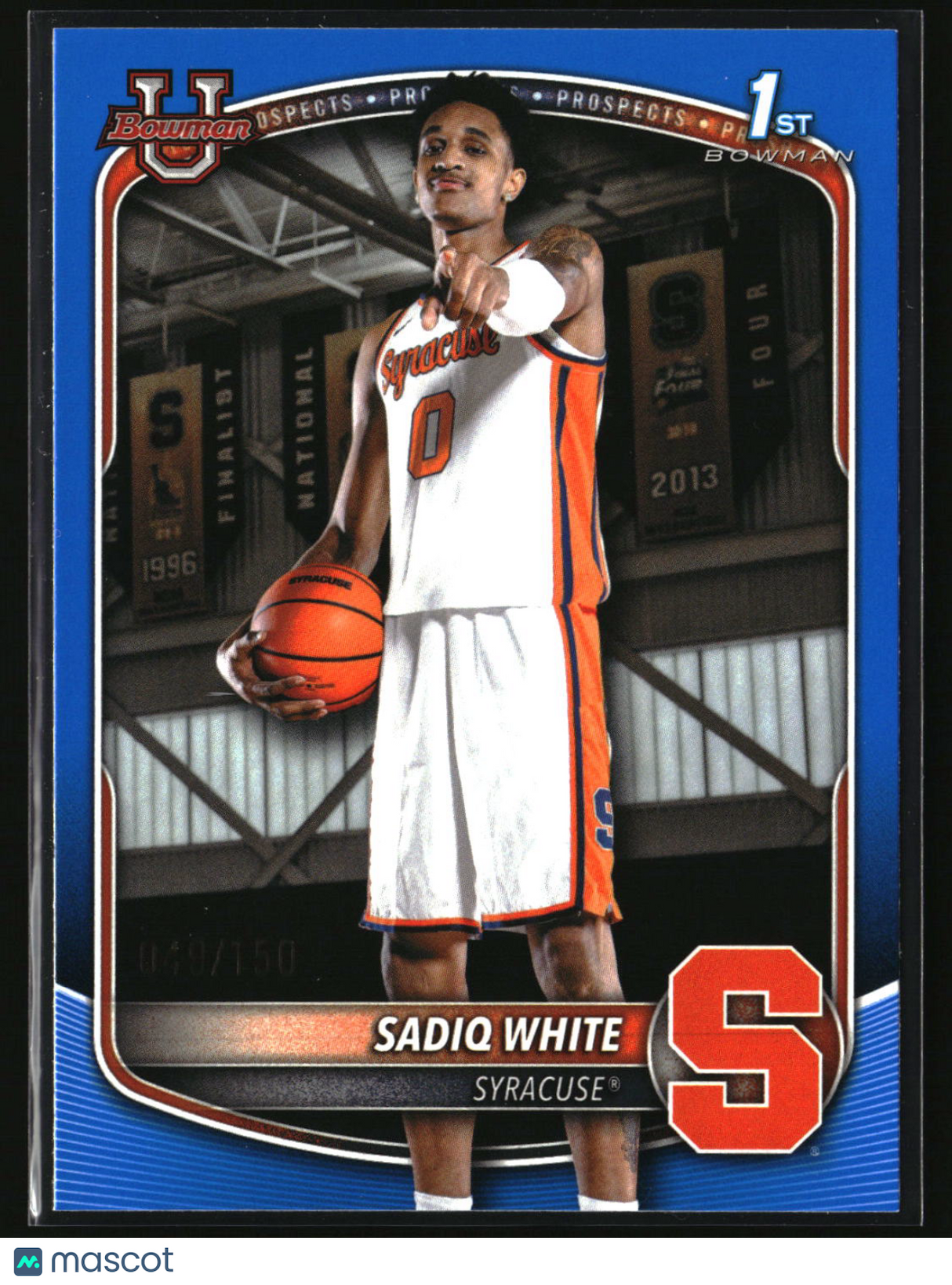 Sadiq White Jr. 2025-26 Bowman Prospects Blue Border #BPP-41 #/150