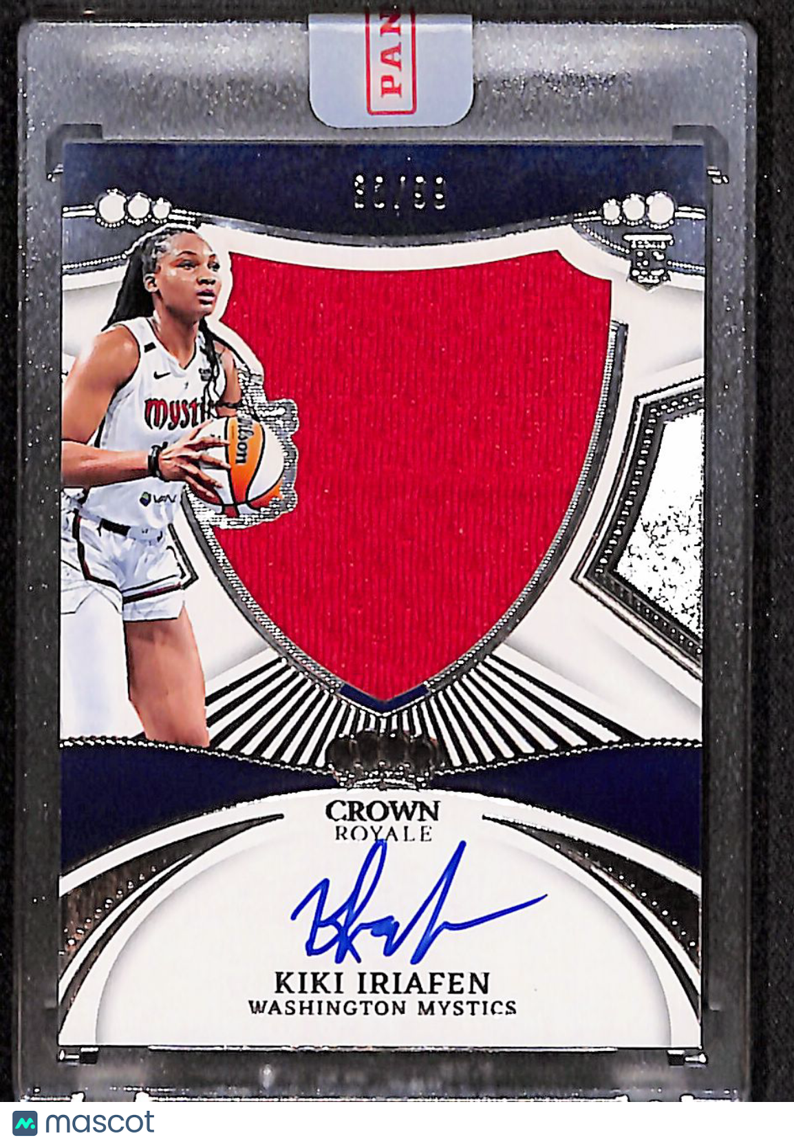 Kiki Iriafen 2025 WNBA Rookie Silhouettes /99 Mystery Redemption #RS-KI