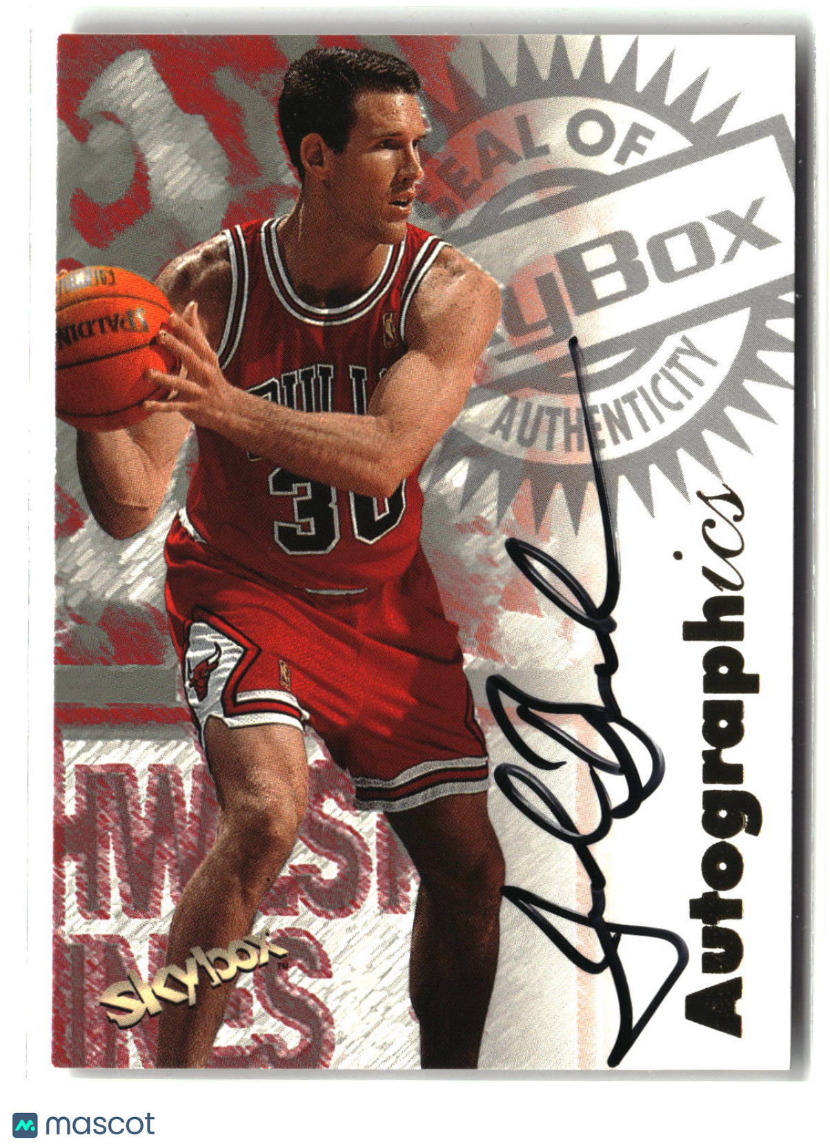 Jud Buechler 1997-98 SkyBox Premium Autographics #NNO