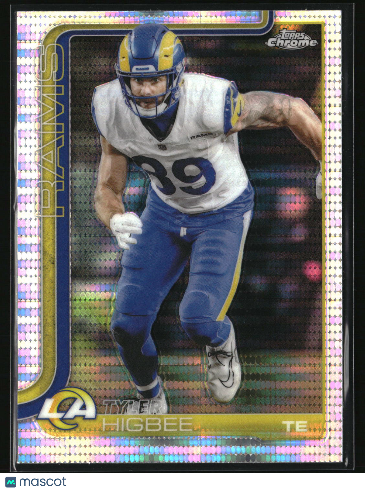 Tyler Higbee 2025 Topps Chrome Pulsar Refractor #172