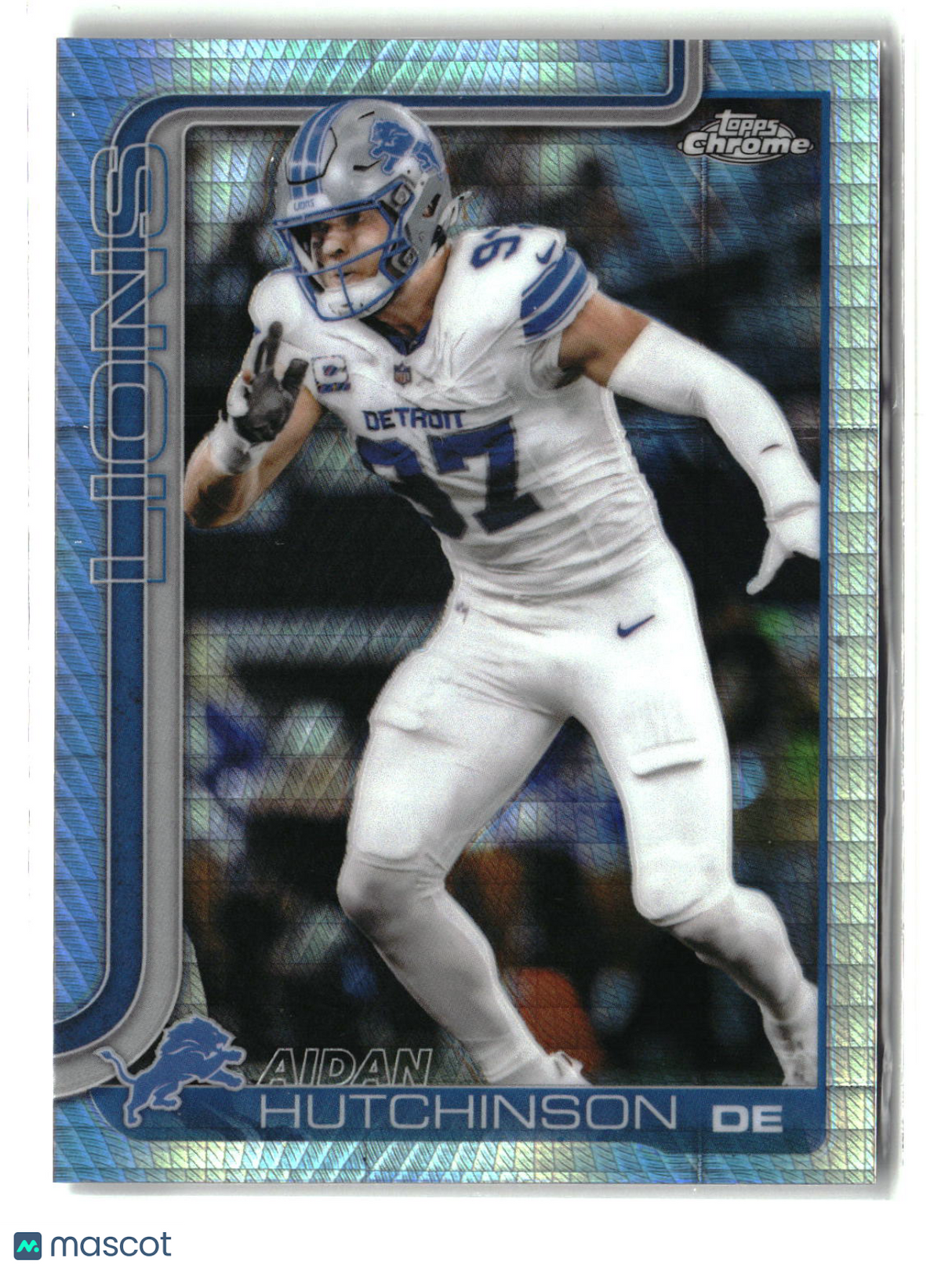 Aidan Hutchinson 2025 Topps Chrome Prism Refractor #104