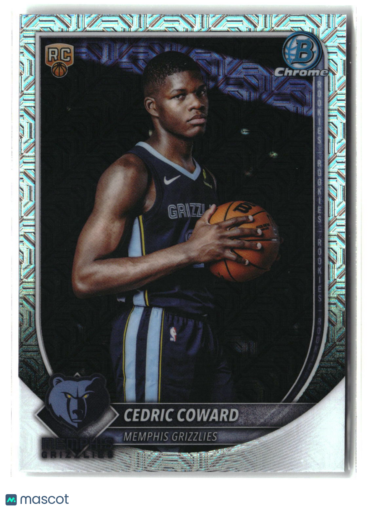 Cedric Coward 2025-26 Bowman Chrome Mojo Refractors #BCV-11