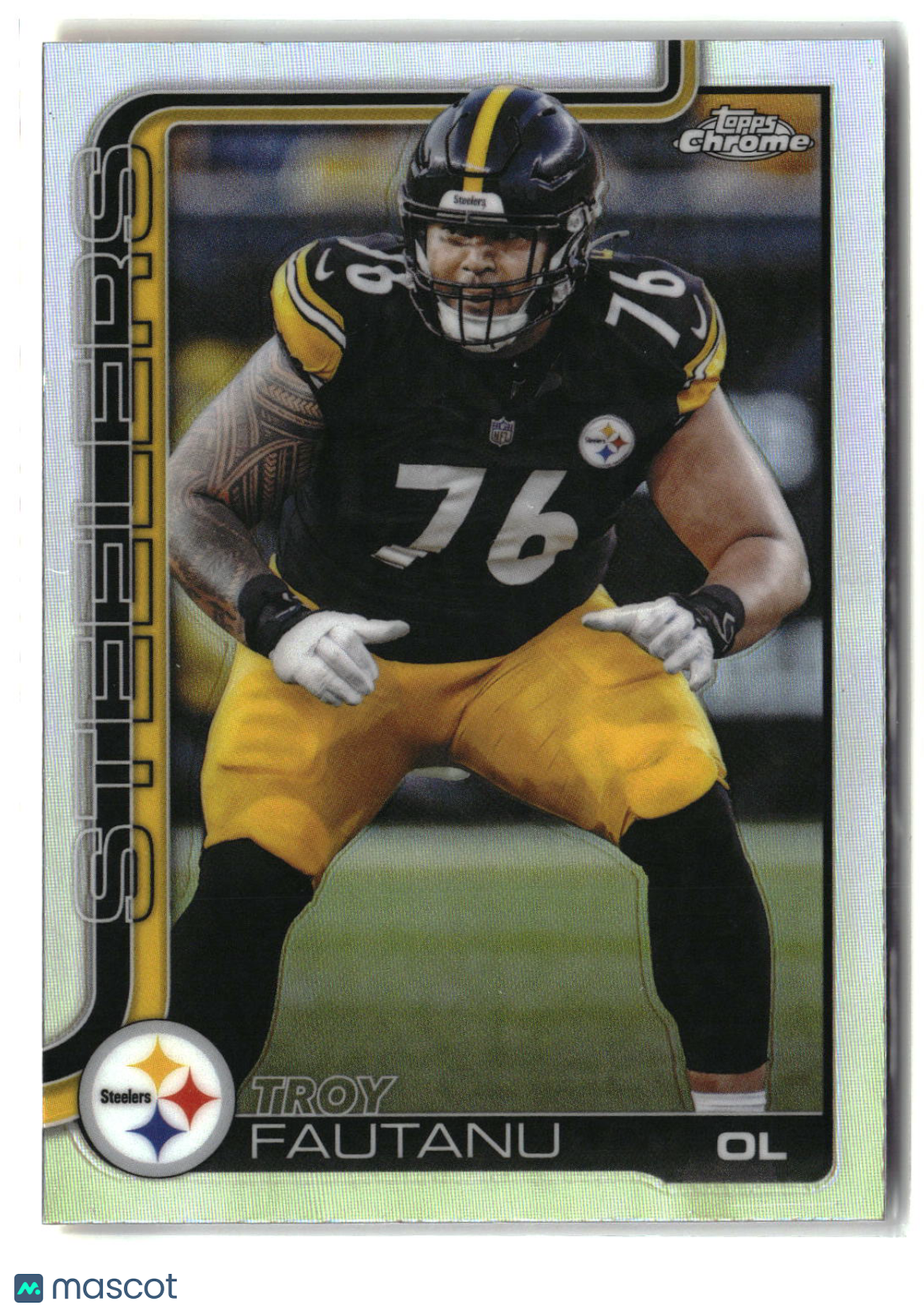 Troy Fautanu 2025 Topps Chrome Topps Refractor #256