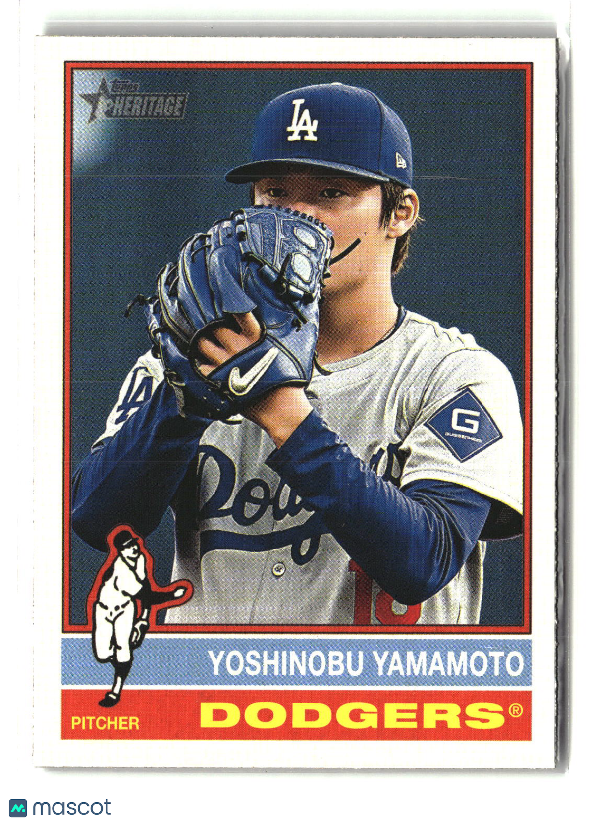 Yoshinobu Yamamoto 2025 Topps Heritage #172c