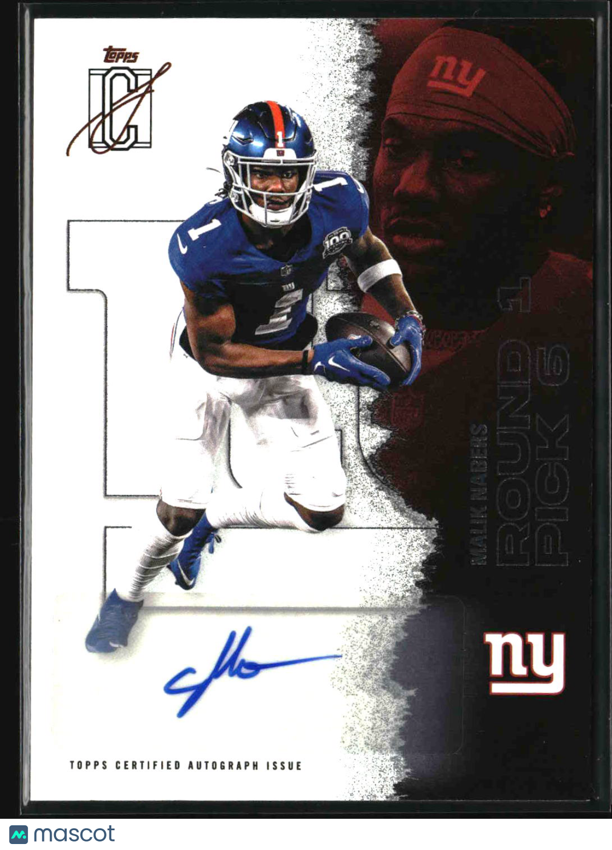 Malik Nabers 2025 Topps Signature Class Autographs #40