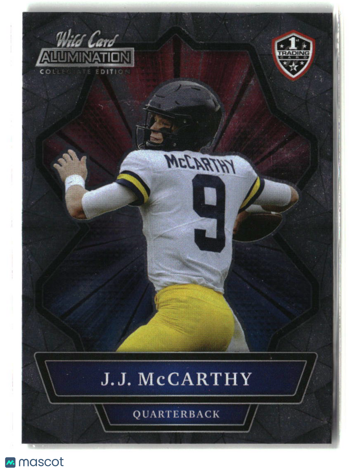 J.J. McCarthy 2021 Wild Card Alumination NIL #ANBC-1