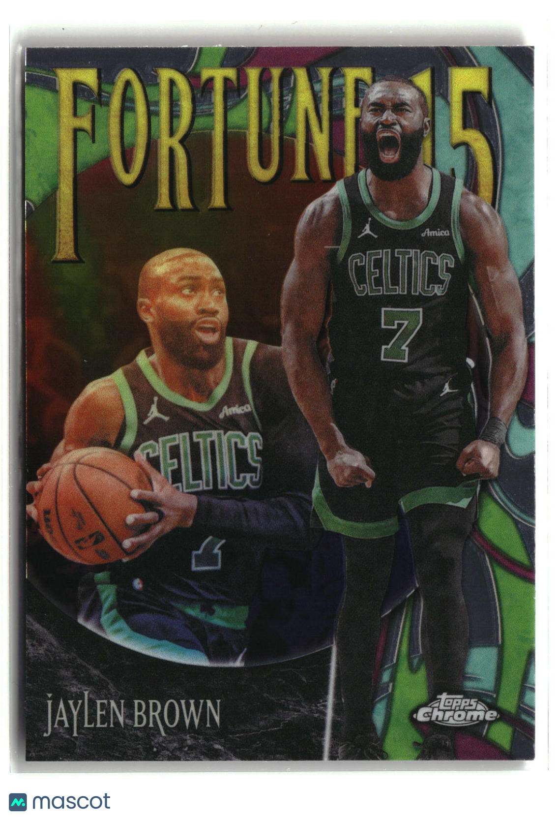 Jaylen Brown 2025-26 Topps Chrome Update Fortune 15 #F15-2