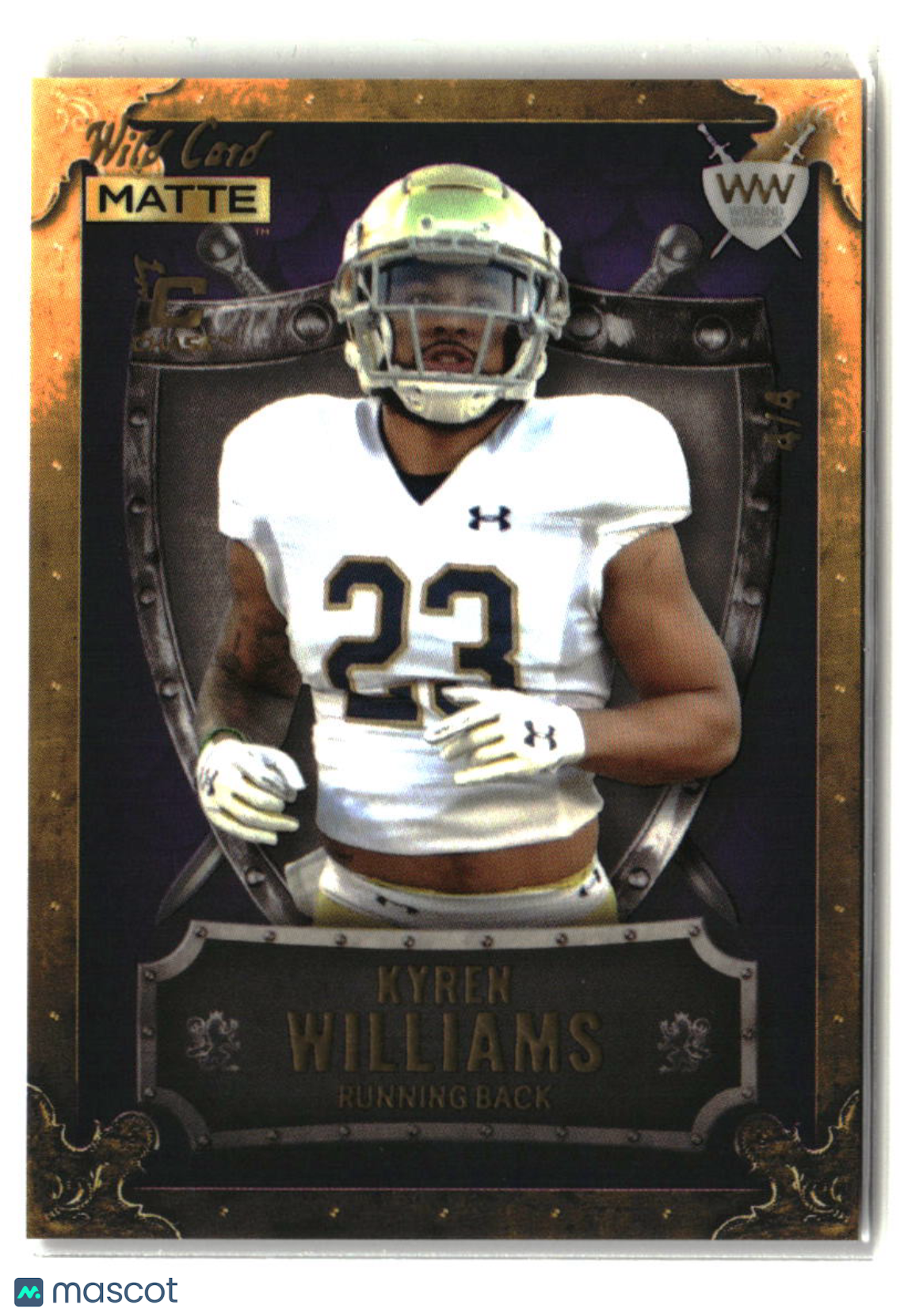 Kyren Williams 2022 Wild Card Matte Weekend Warrior #WW-37 #/4