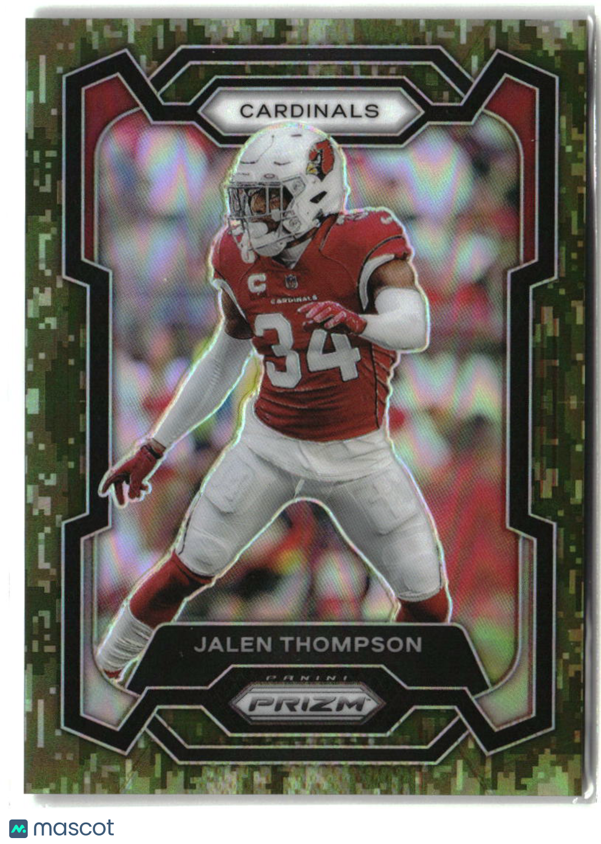 Jalen Thompson 2023 Panini Prizm Forest Camo #8 #/15