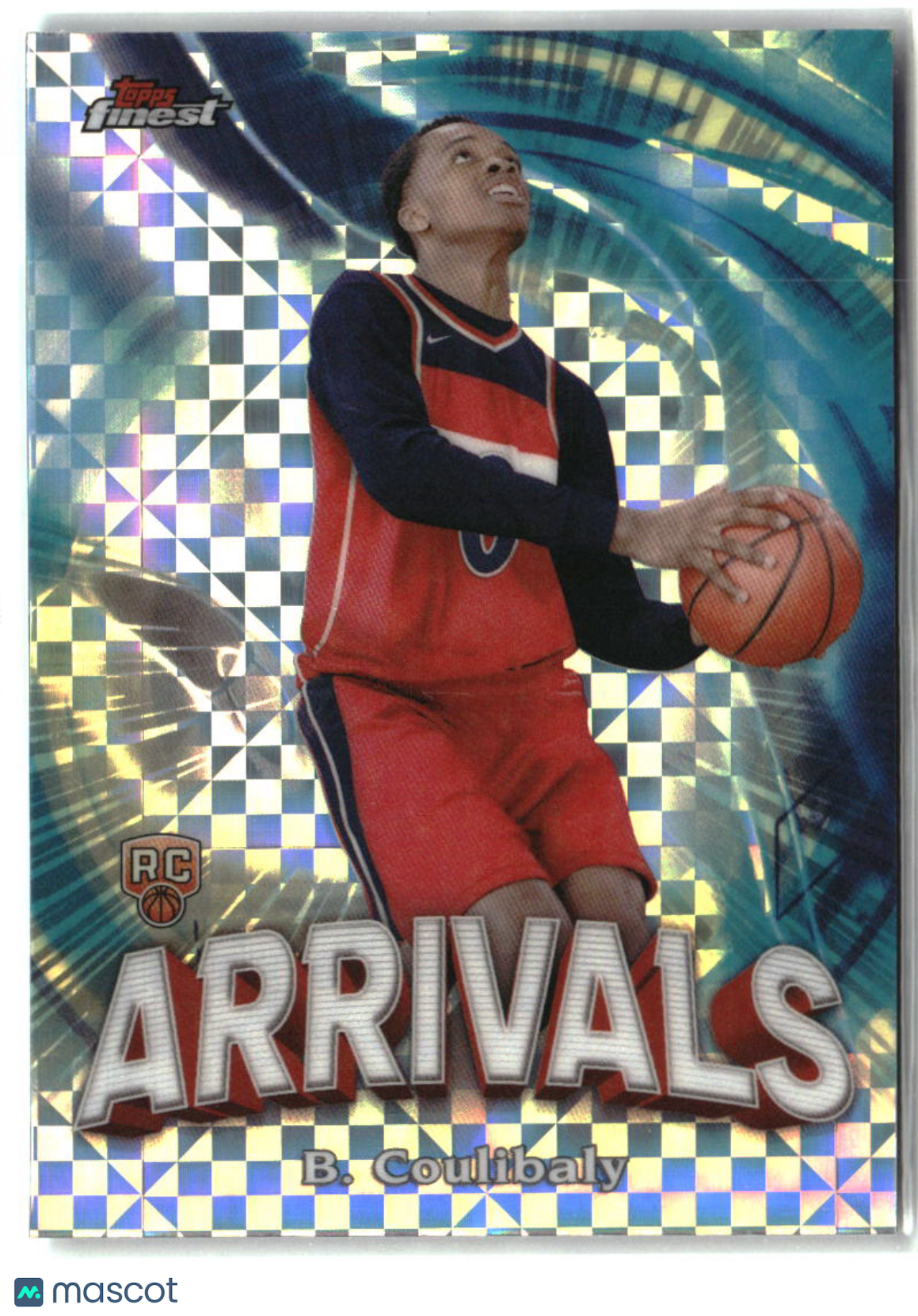 Bilal Coulibaly 2023-24 Finest Arrivals Checkerboard Refractors #A-10