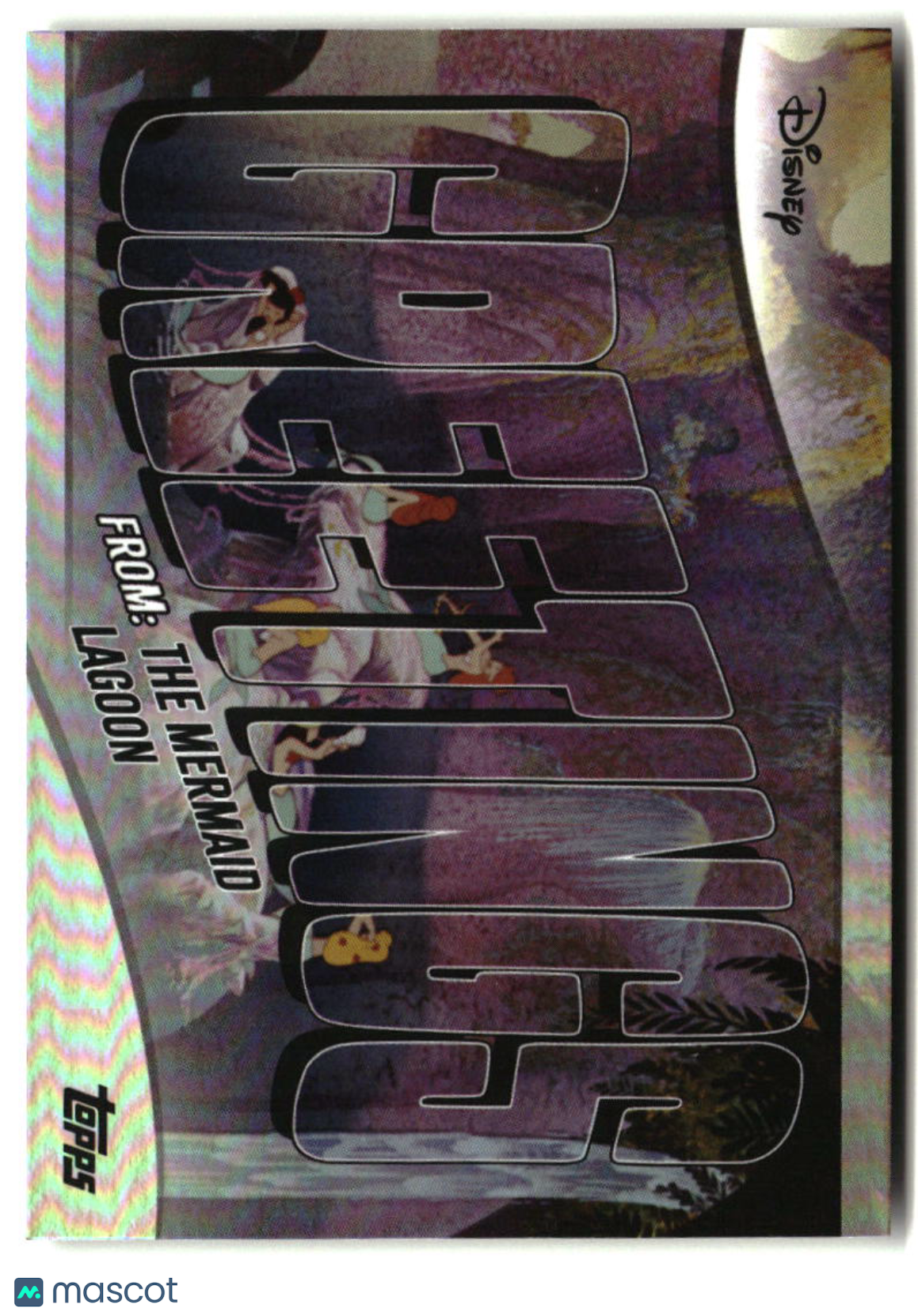 The Mermaid Lagoon 2025 Topps Disney Wonder Greetings From FoilFractor #GF-21