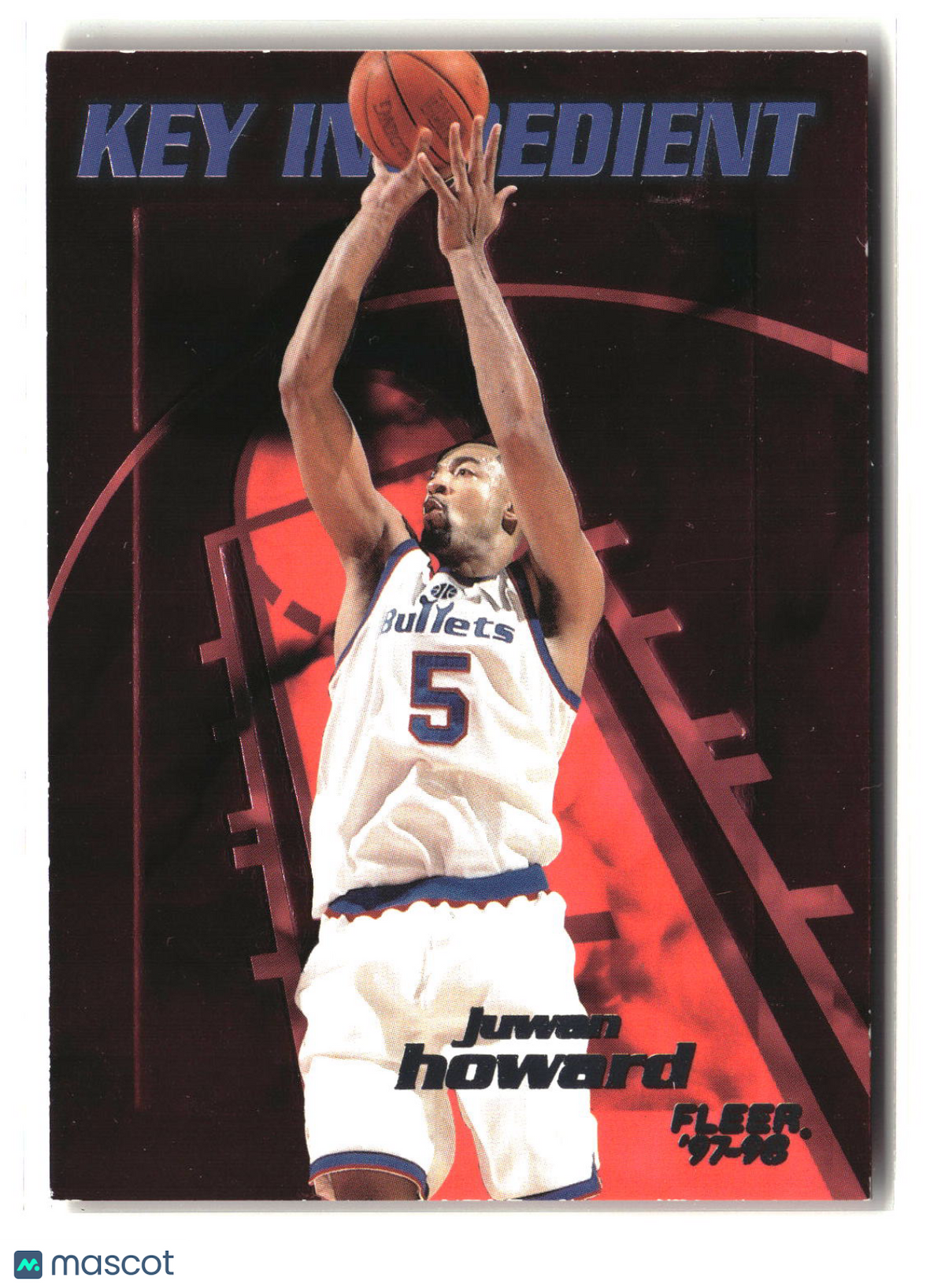 Juwan Howard 1997-98 Fleer Key Ingredient #4