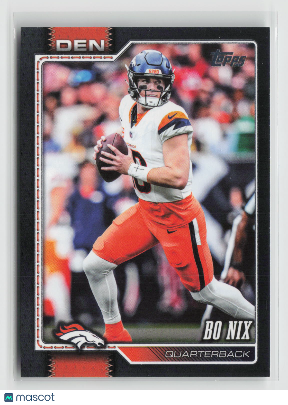 Bo Nix 2026 Topps Flagship Black #58
