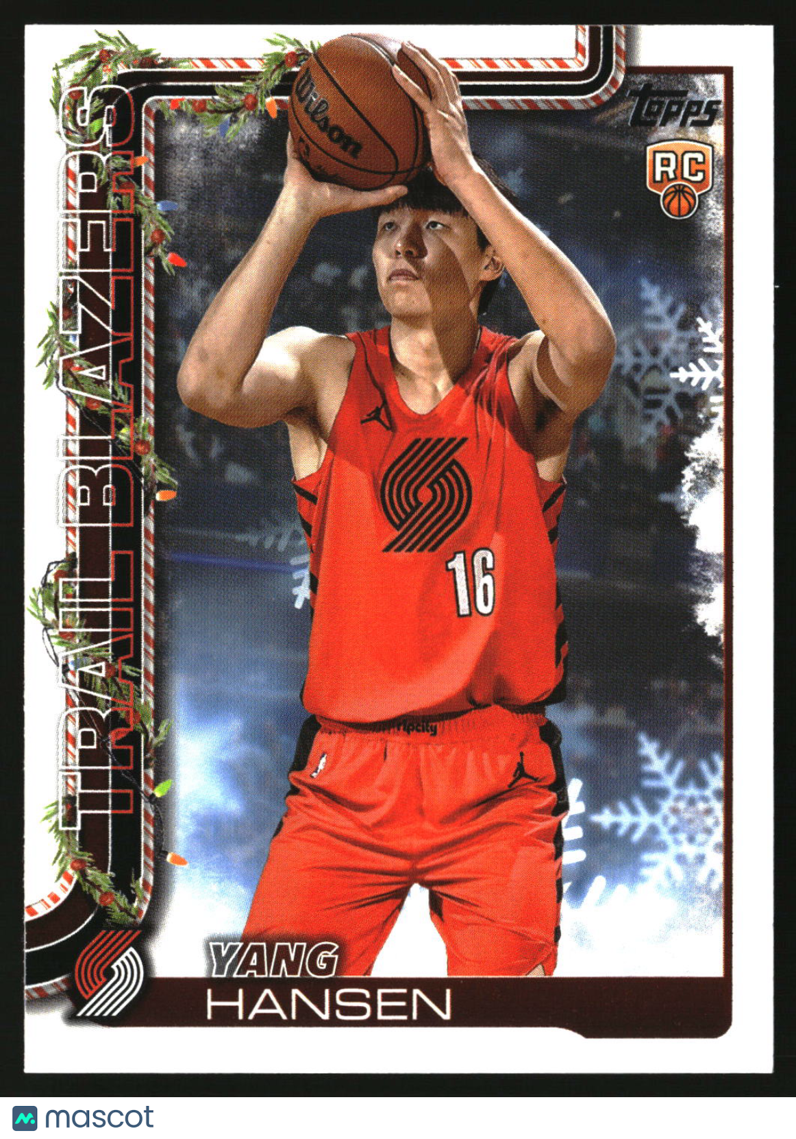 Yang Hansen 2025-26 Topps Holiday #H176
