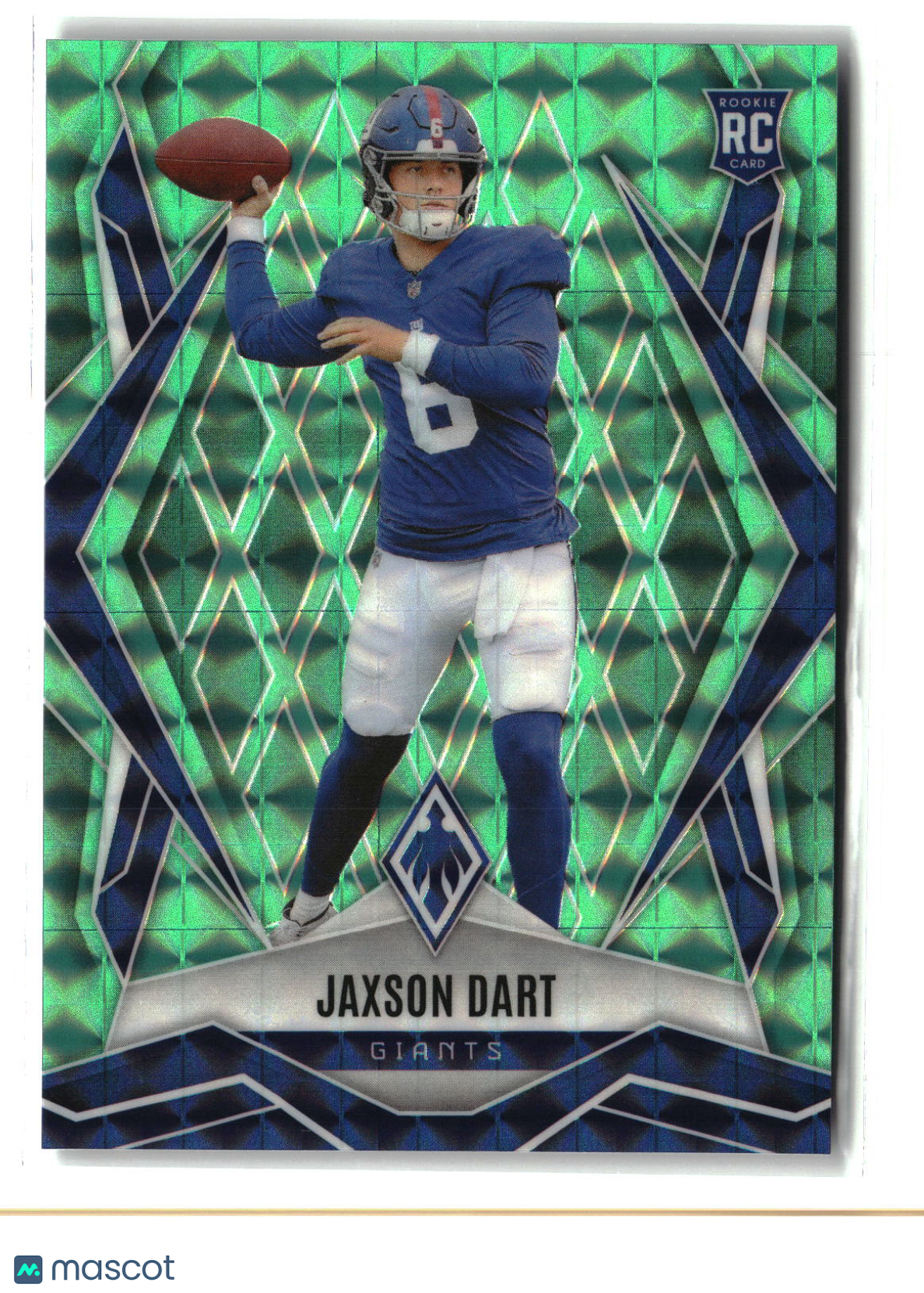 Jaxson Dart 2025 Panini Phoenix Teal Pyramids Prizm #200 #/225