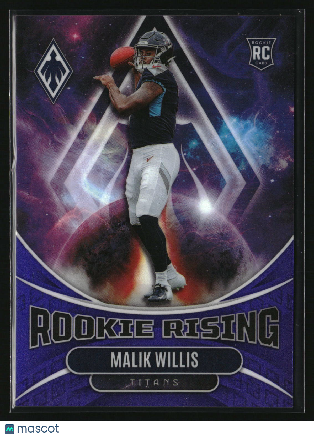 Malik Willis 2022 Panini Phoenix Rookie Rising Purple #RIS-2 #/125