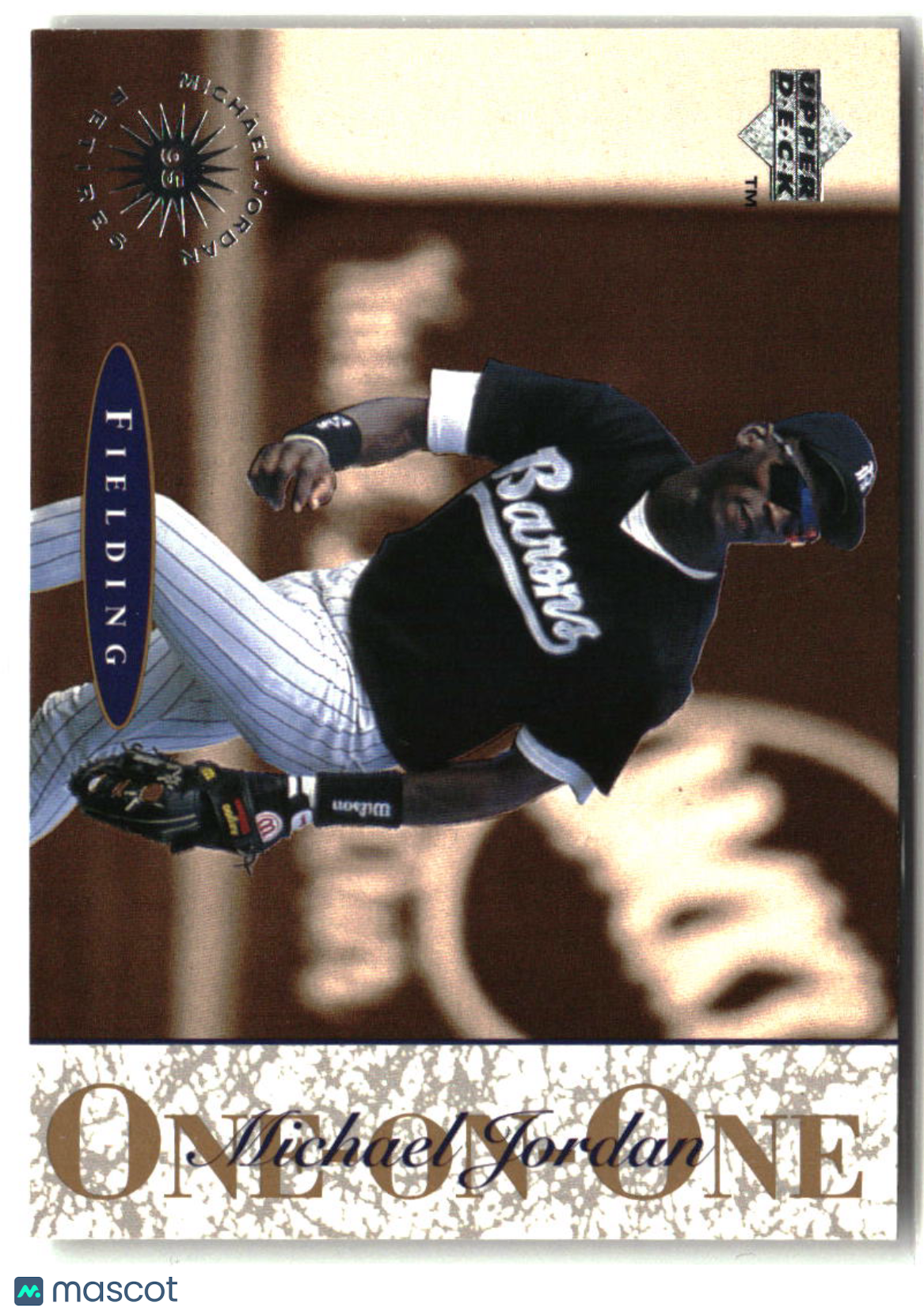 Michael Jordan 1995 Upper Deck Minor League Michael Jordan One On One #2