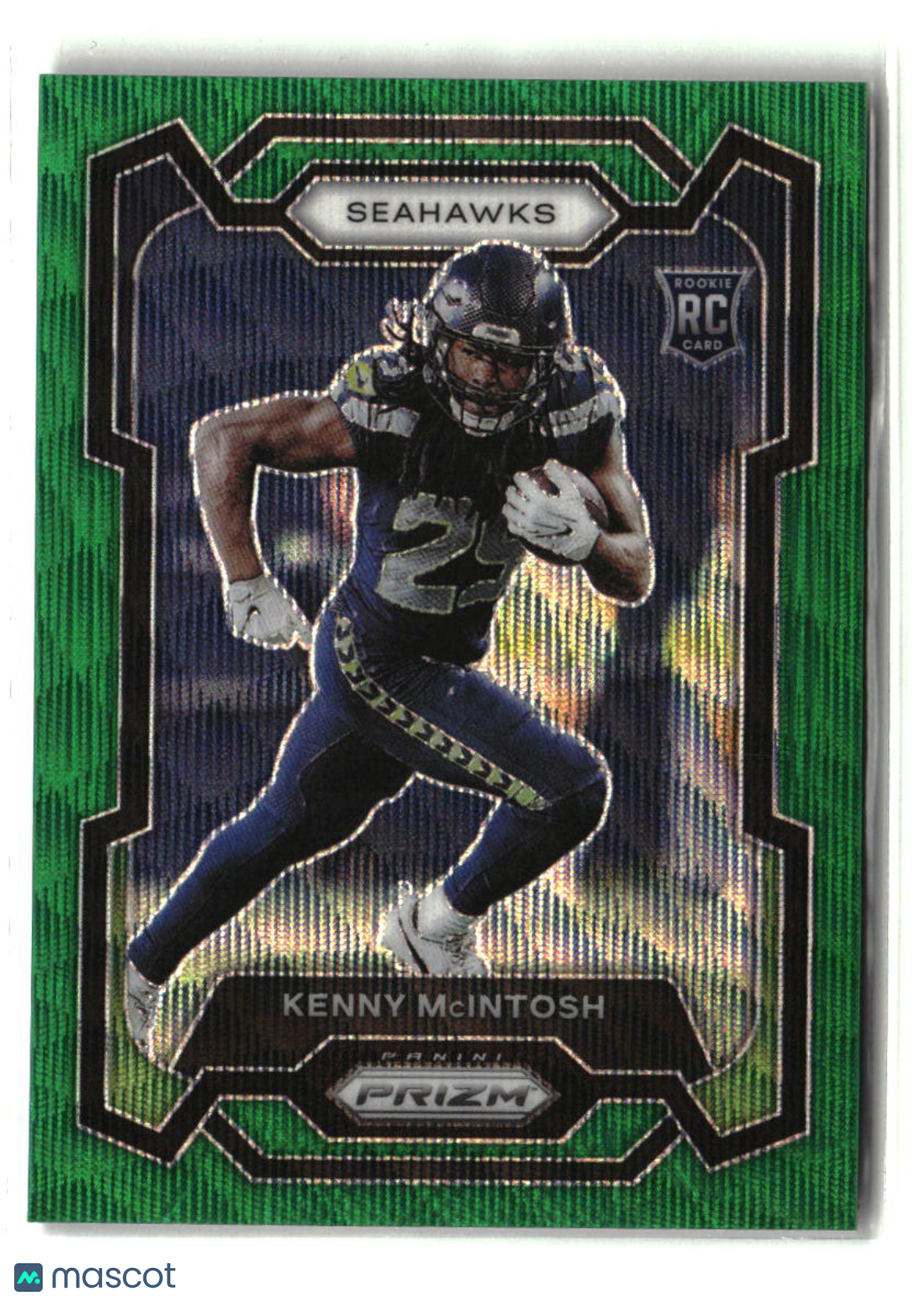 Kenny McIntosh 2023 Panini Prizm Green Wave #391