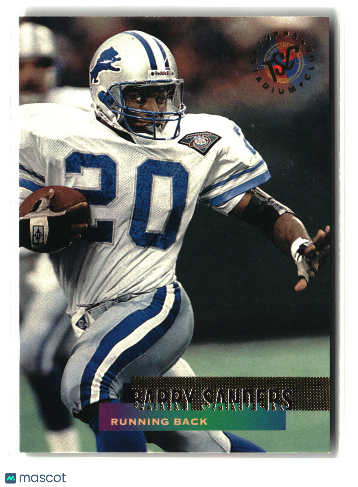 Barry Sanders 1995 Stadium Club #370
