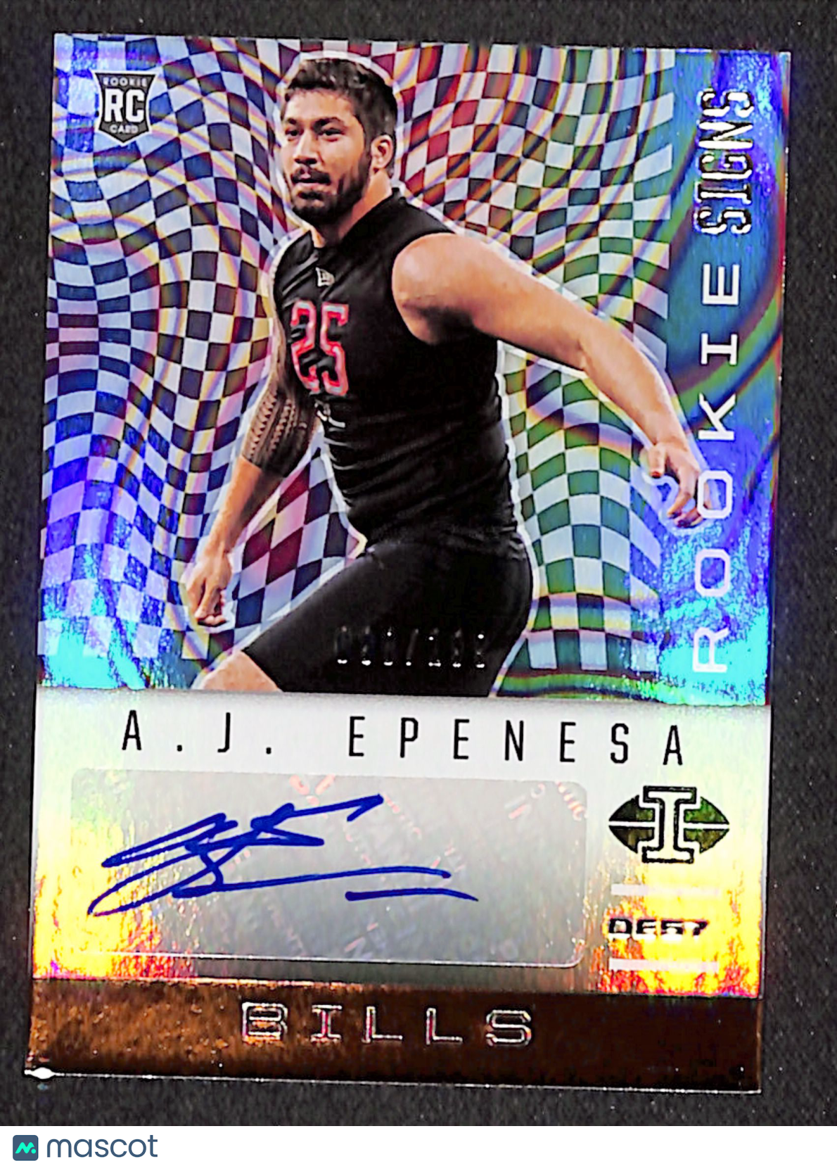 A.J. Epenesa 2020 Panini Illusions Rookie Signs #RS17 #/199