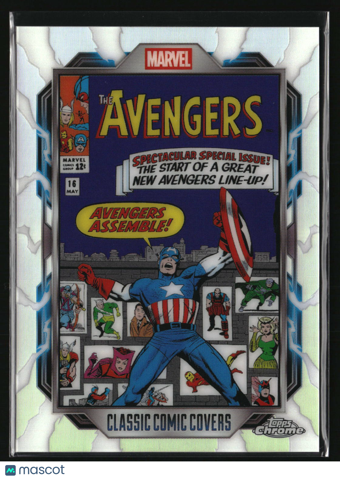 Avengers #16 2026 Topps Chrome Marvel Comics Classic Comic Book Covers #CC-06