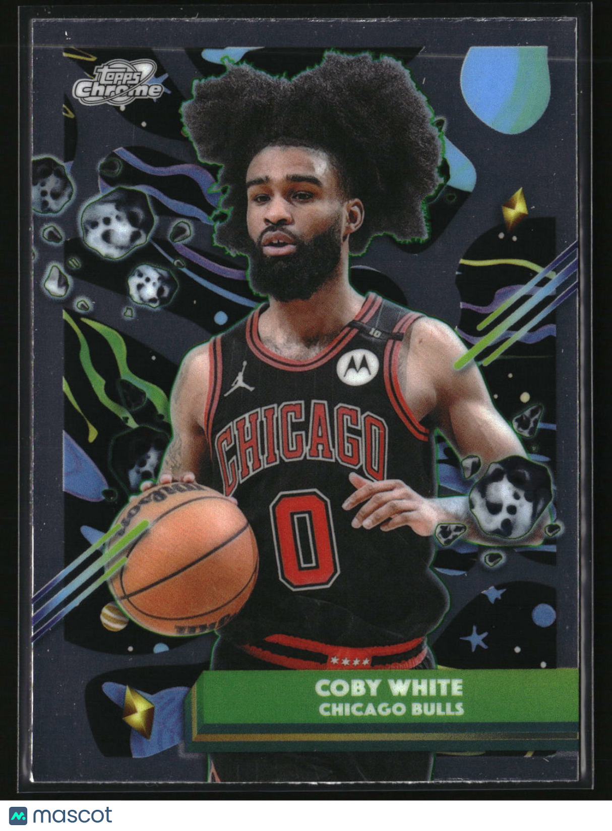 Coby White 2025-26 Topps Chrome Cosmic #141