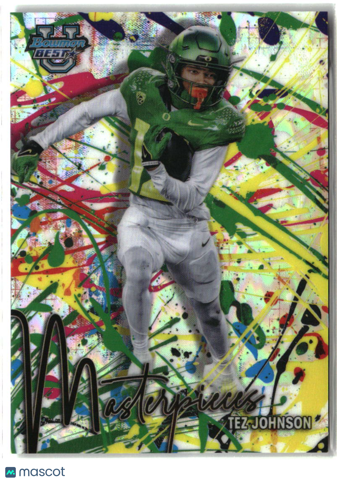 Tez Johnson 2024 Bowman University Best Bowman Masterpieces #BM-19