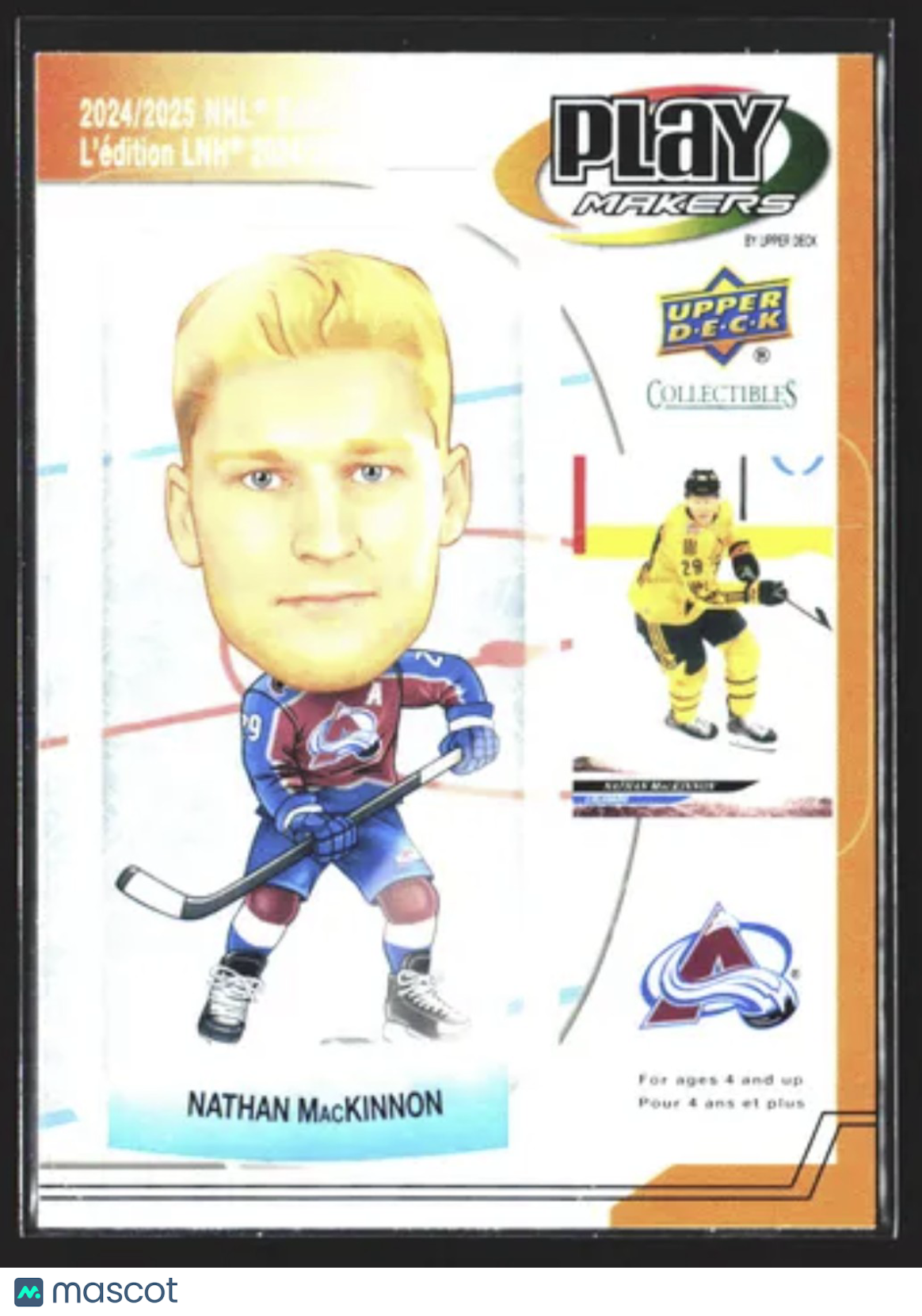 Nathan MacKinnon 2024-25 Upper Deck Playmakers #PM-4