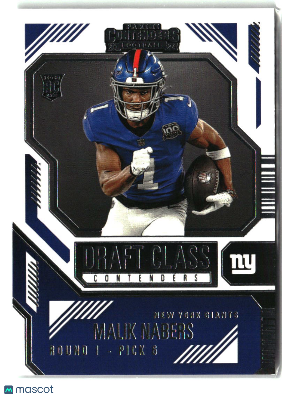 Malik Nabers 2024 Panini Contenders Draft Class Contenders #5