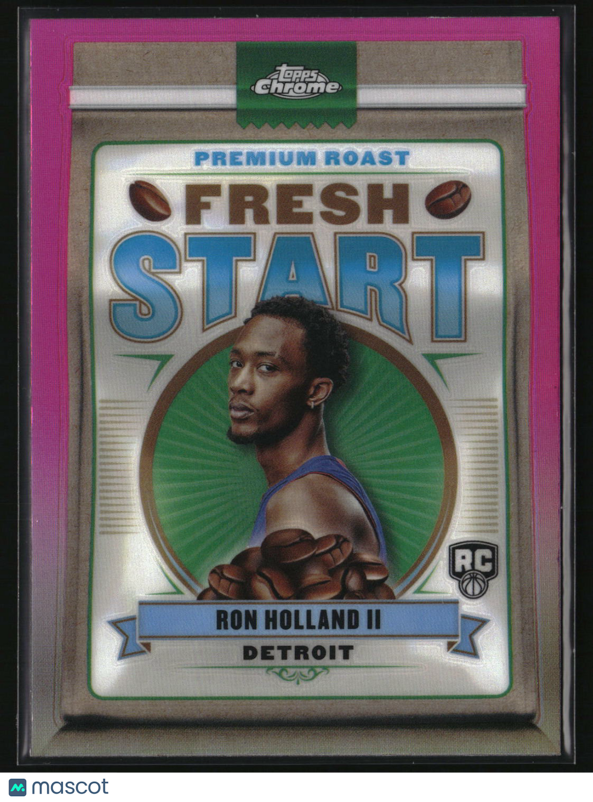 Ron Holland II 2024-25 Topps Chrome Fresh Start Pink Refractor #FS-4