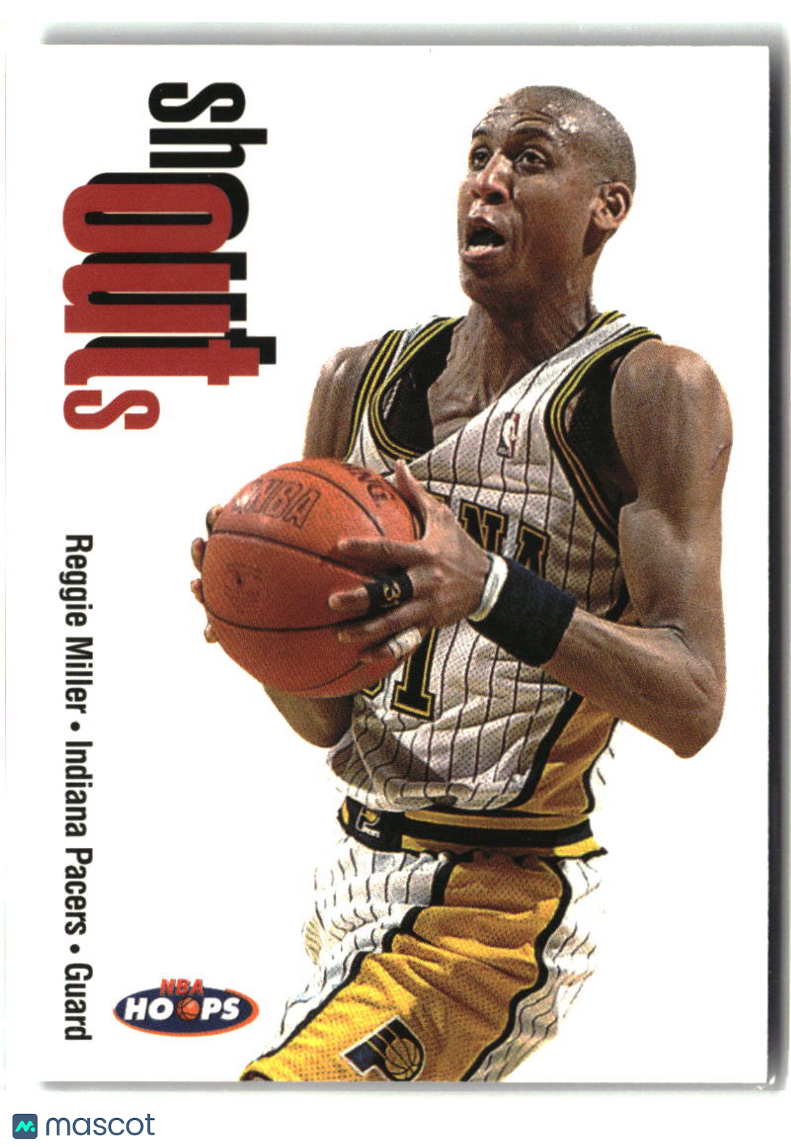 Reggie Miller 1998-99 Hoops Shout Outs #19 SO