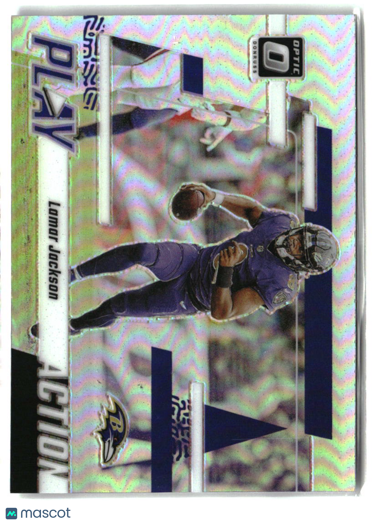 Lamar Jackson 2023 Donruss Optic Play Action #5