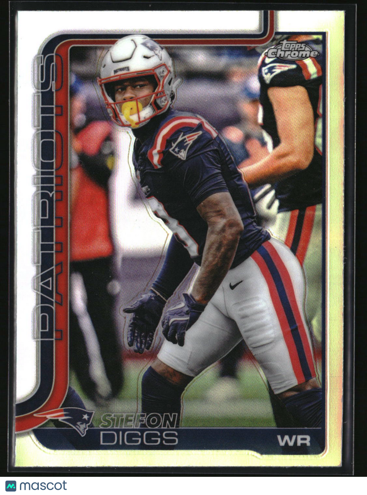 Stefon Diggs 2025 Topps Chrome - Topps Refractor #205