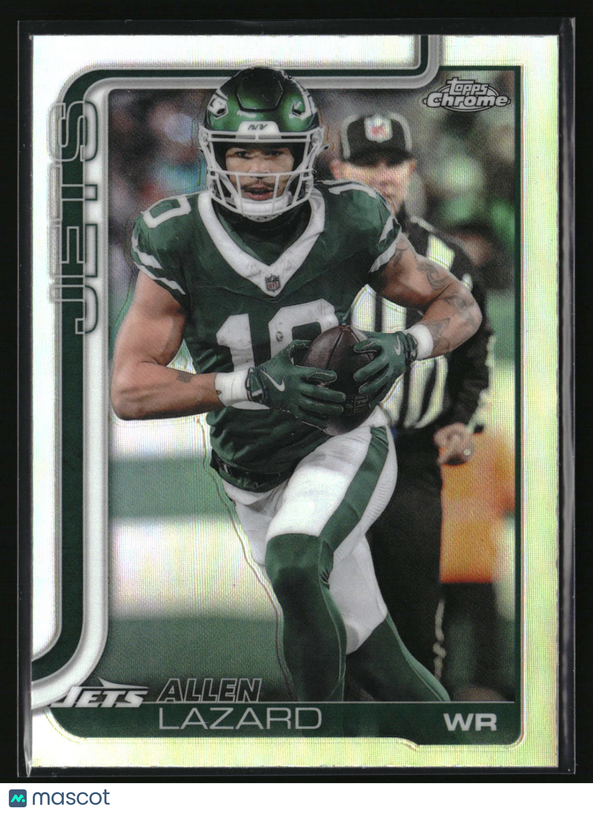 Allen Lazard 2025 Topps Chrome - Topps Refractor #236
